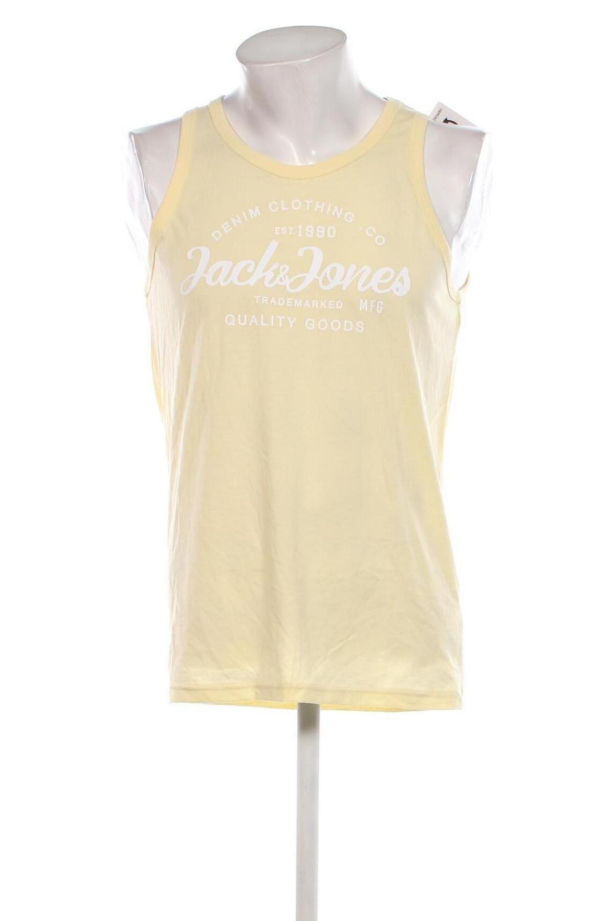 Herren Tanktop Jack & Jones, Größe L, Farbe Gelb, Preis € 17,01