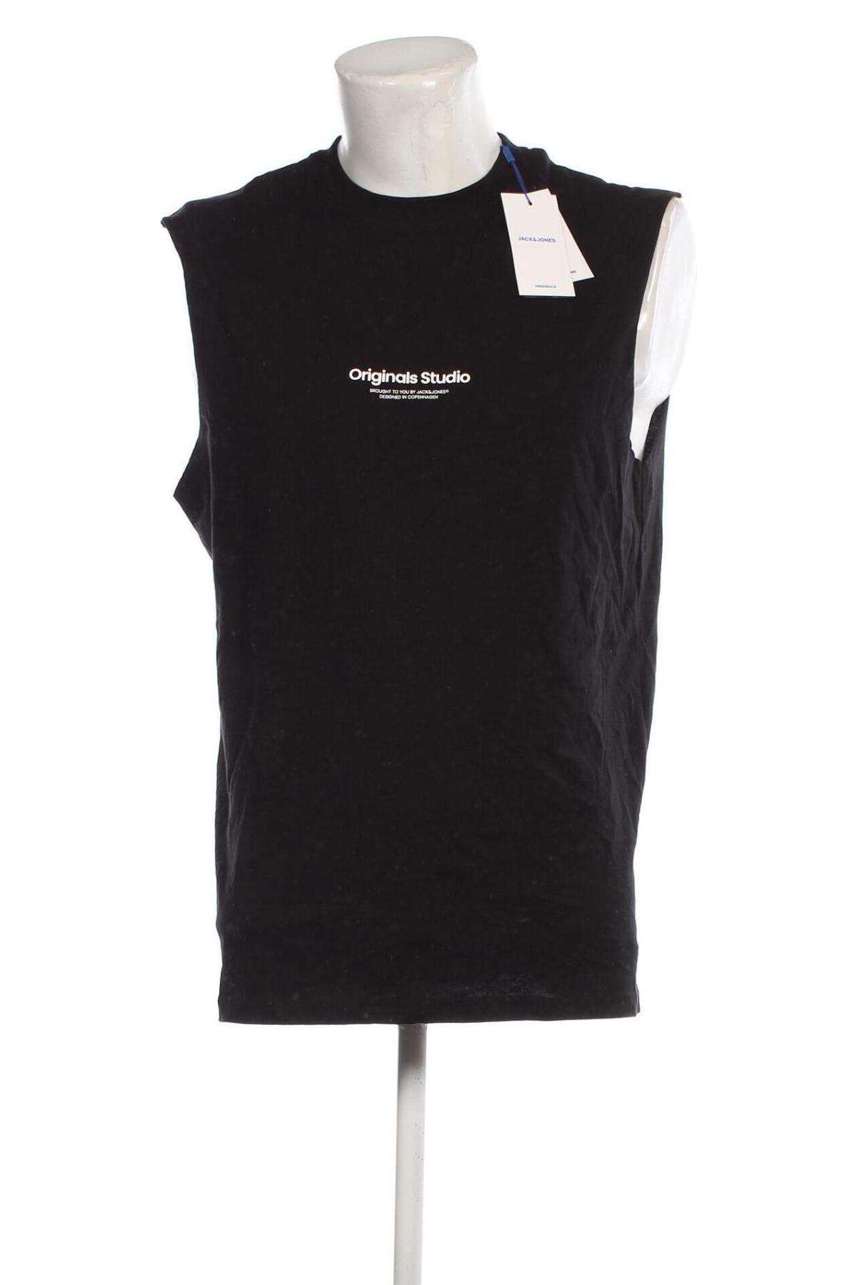 Herren Tanktop Jack & Jones, Größe L, Farbe Schwarz, Preis 17,01 €