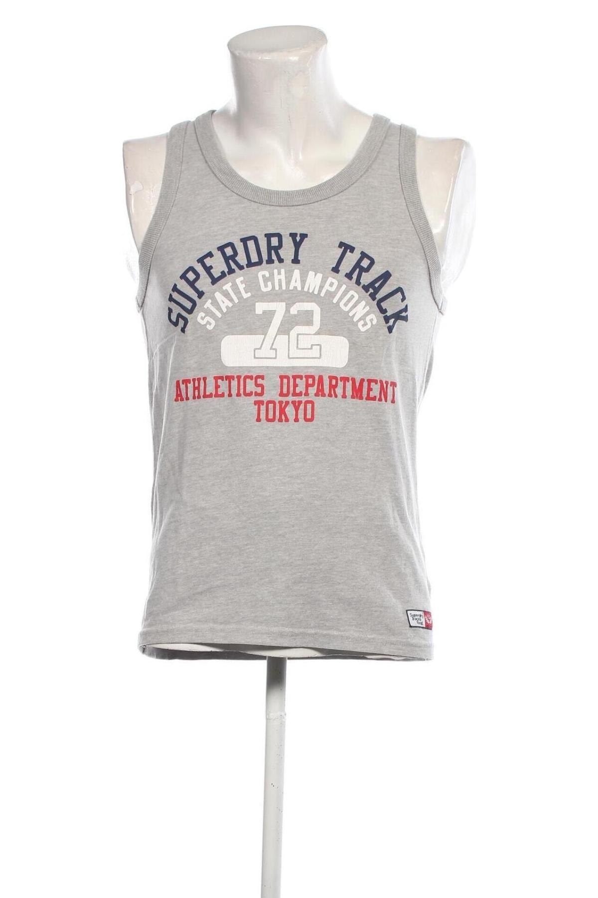 Herren Tanktop Superdry, Größe M, Farbe Grau, Preis € 10,44