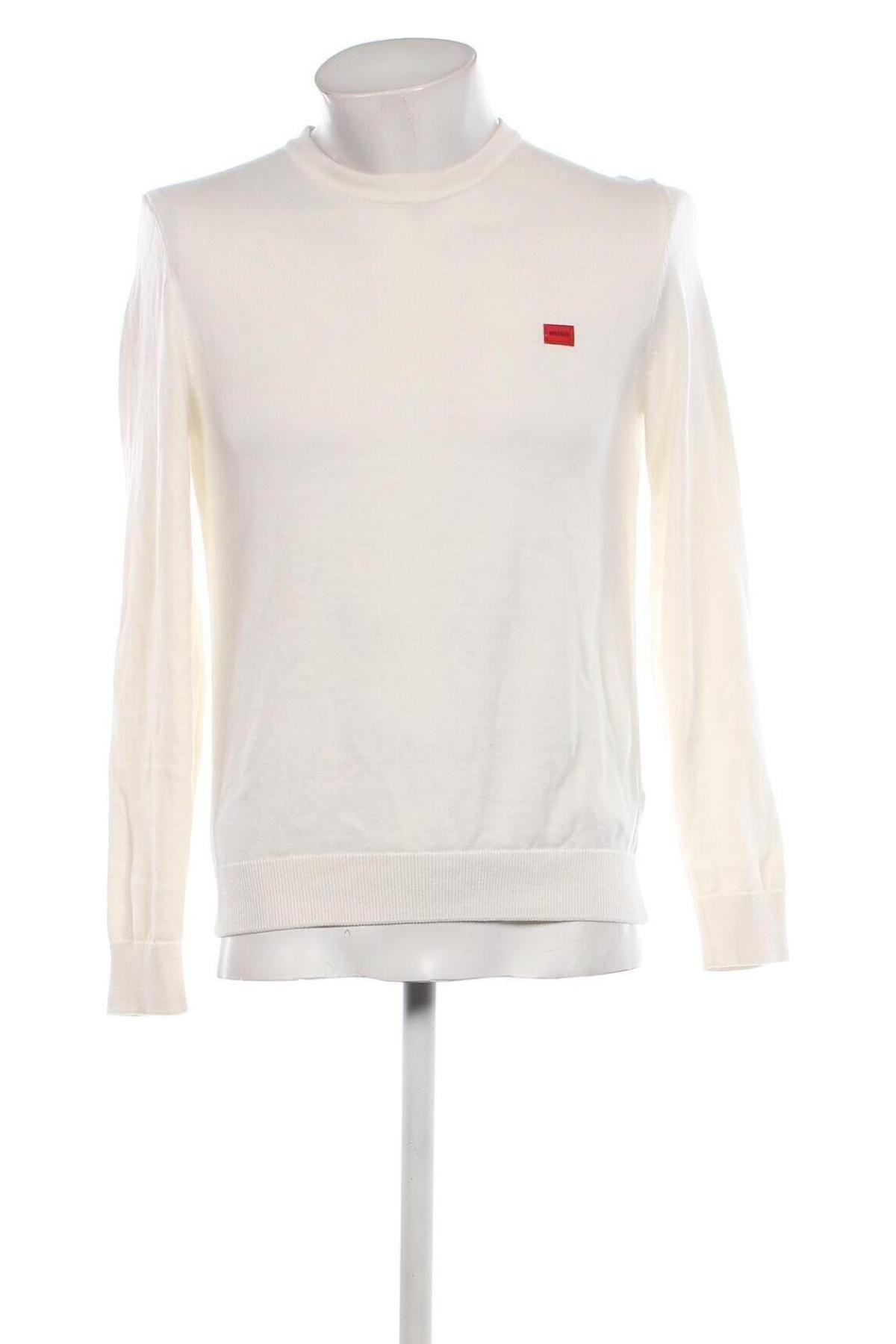 Ανδρικό πουλόβερ BOSS, Μέγεθος S, Χρώμα Λευκό, Τιμή 85,10 €