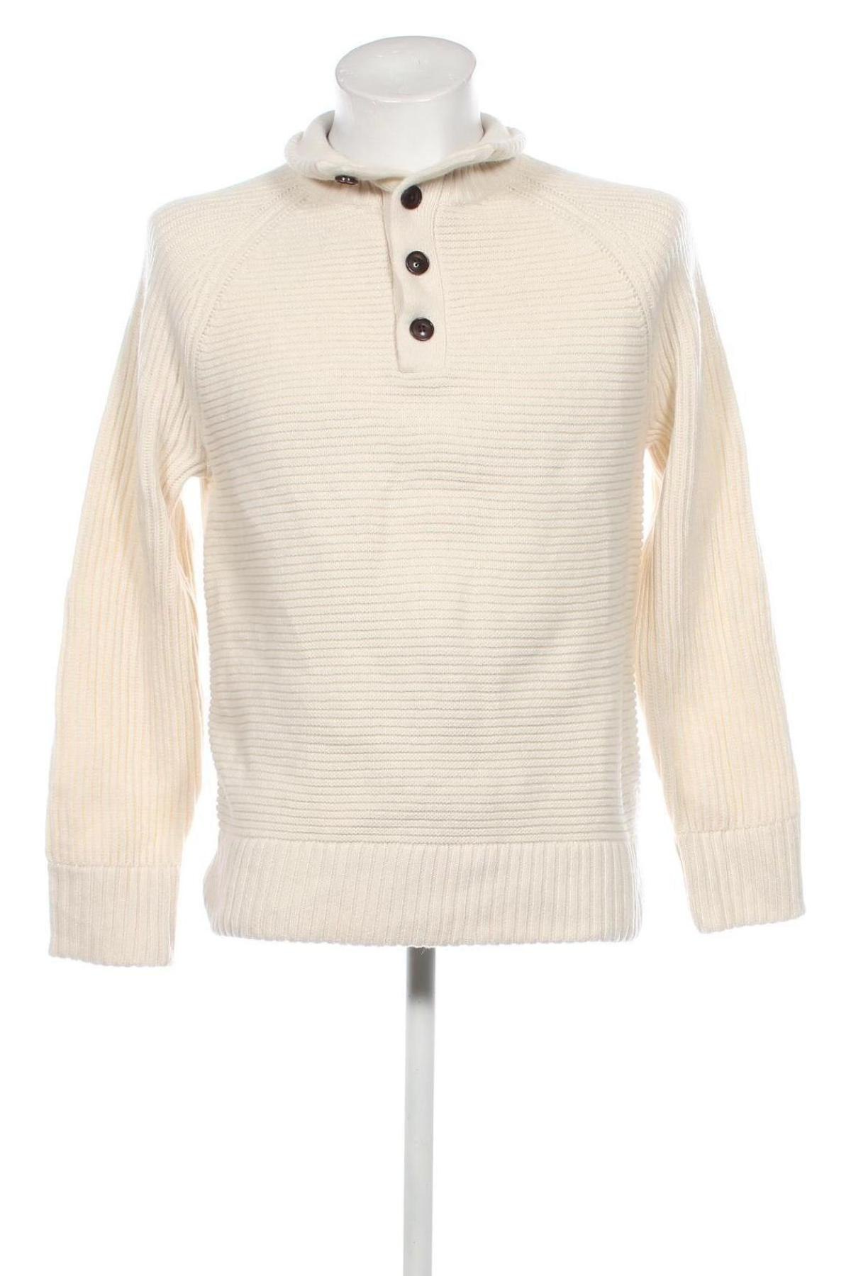 Мъжки пуловер Banana Republic, Размер M, Цвят Бял, Цена 126,00 лв.