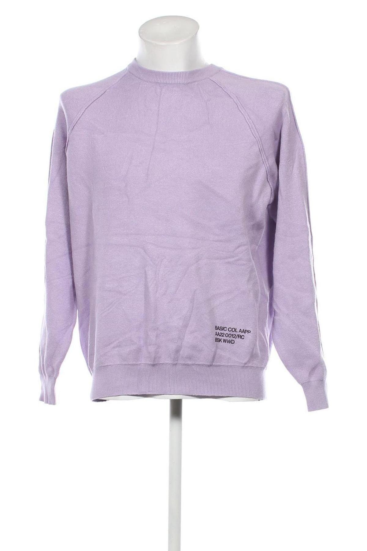 Ανδρικό πουλόβερ Bershka, Μέγεθος M, Χρώμα Βιολετί, Τιμή 9,69 €