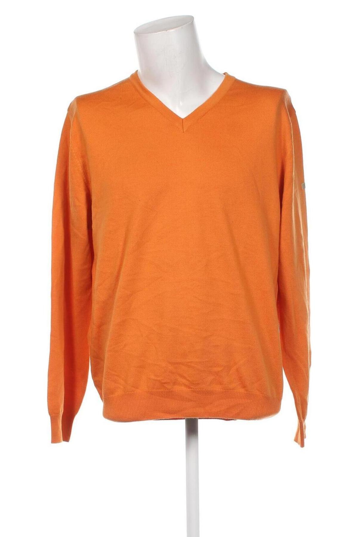 Herrenpullover Brax, Größe L, Farbe Orange, Preis € 15,49