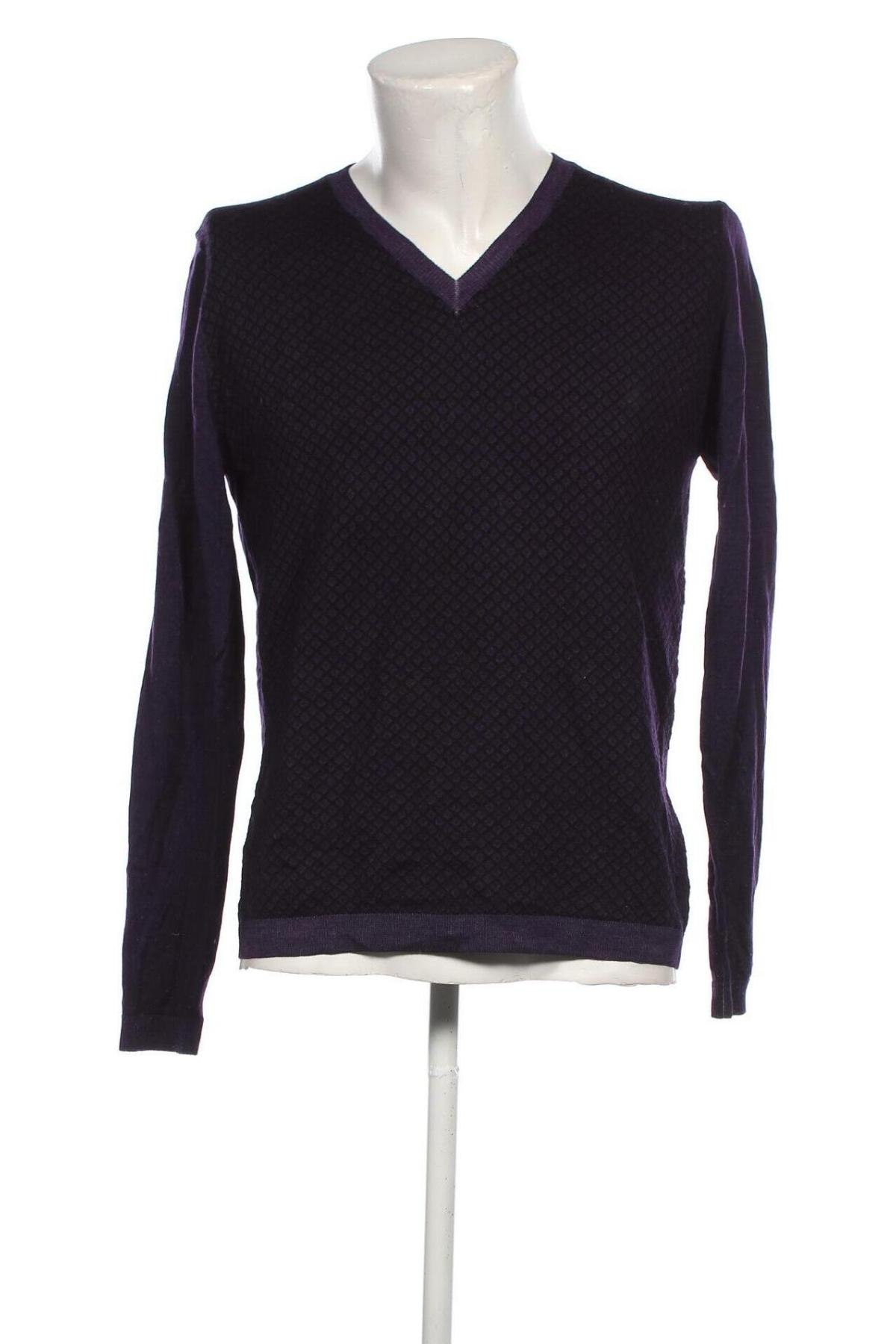 Herrenpullover Burlington, Größe M, Farbe Lila, Preis 11,50 €