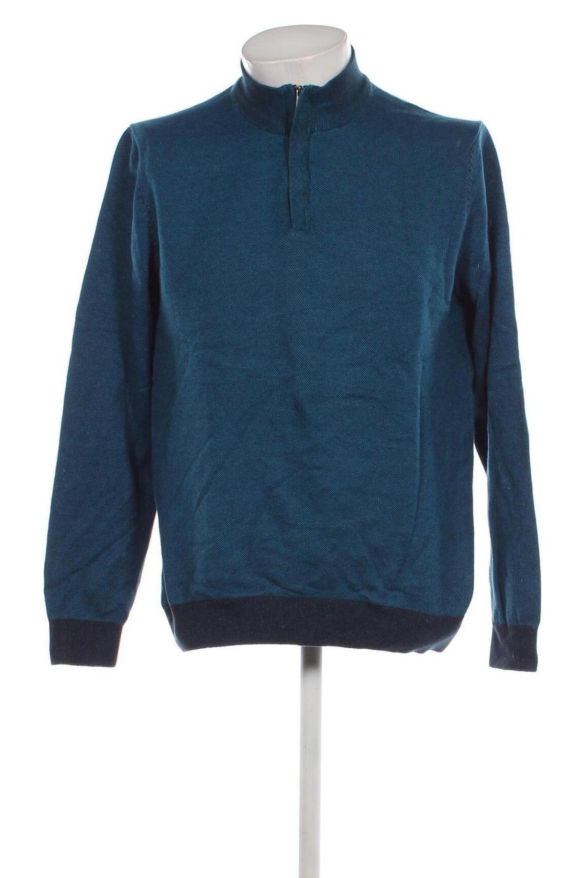 Мъжки пуловер C&A, Размер XL, Цвят Син, Цена 17,11 лв.