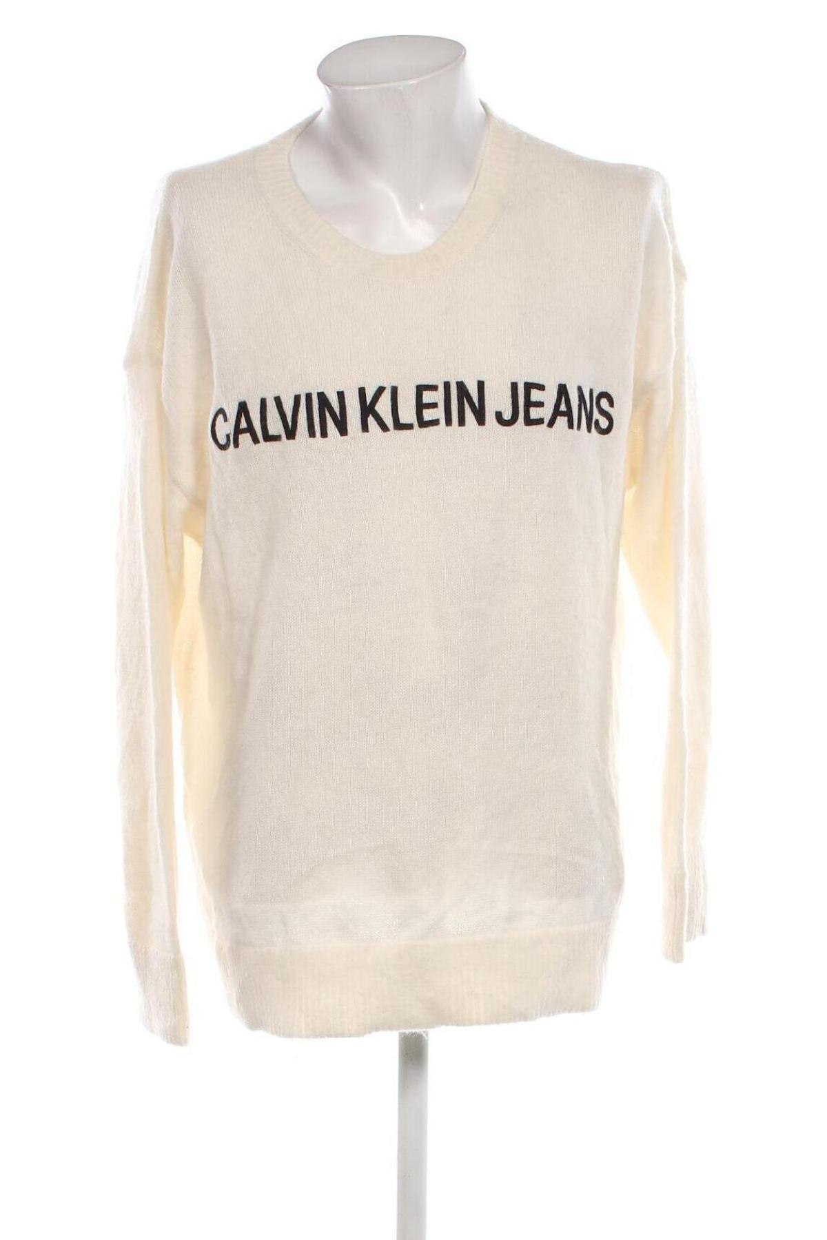 Pánsky sveter  Calvin Klein, Veľkosť XL, Farba Kremová, Cena  44,17 €