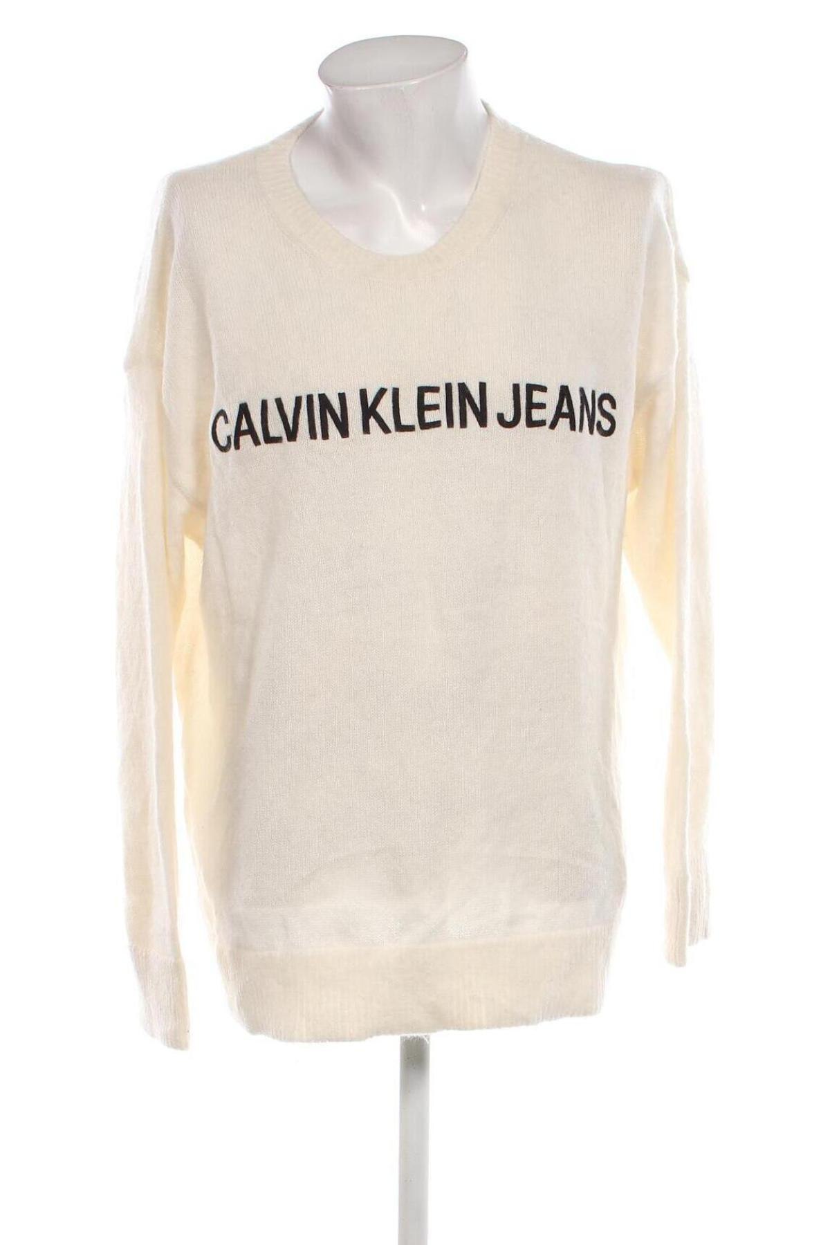 Herrenpullover Calvin Klein, Größe XL, Farbe Ecru, Preis € 54,21