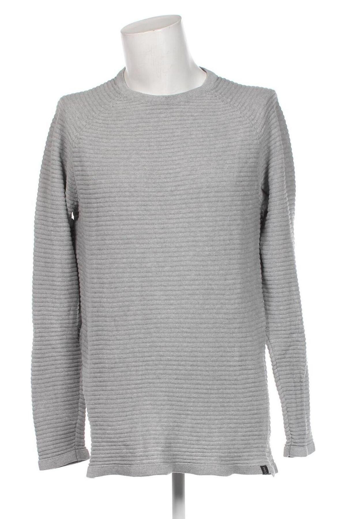 Ανδρικό πουλόβερ Core By Jack & Jones, Μέγεθος XL, Χρώμα Γκρί, Τιμή 10,99 €