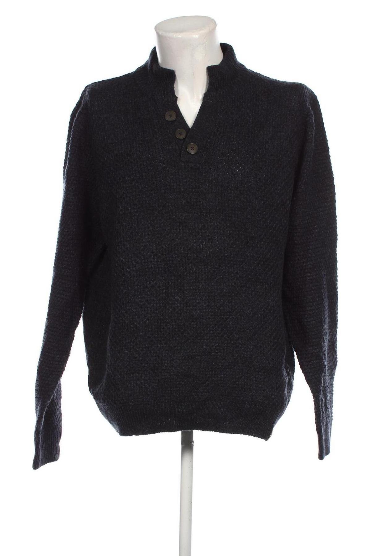 Ανδρικό πουλόβερ F&F, Μέγεθος XXL, Χρώμα Μπλέ, Τιμή 10,58 €