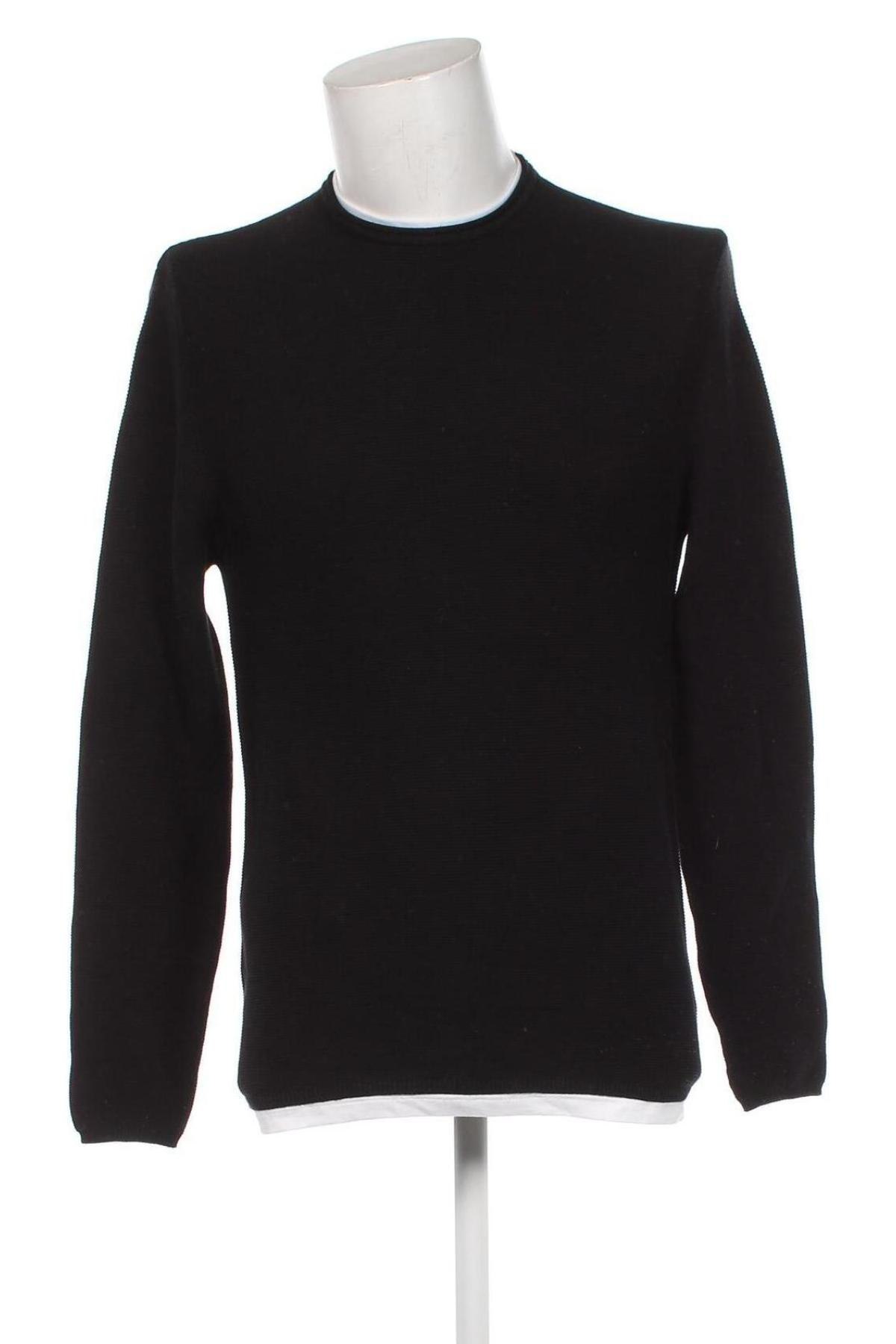 Ανδρικό πουλόβερ FSBN, Μέγεθος M, Χρώμα Μαύρο, Τιμή 10,23 €