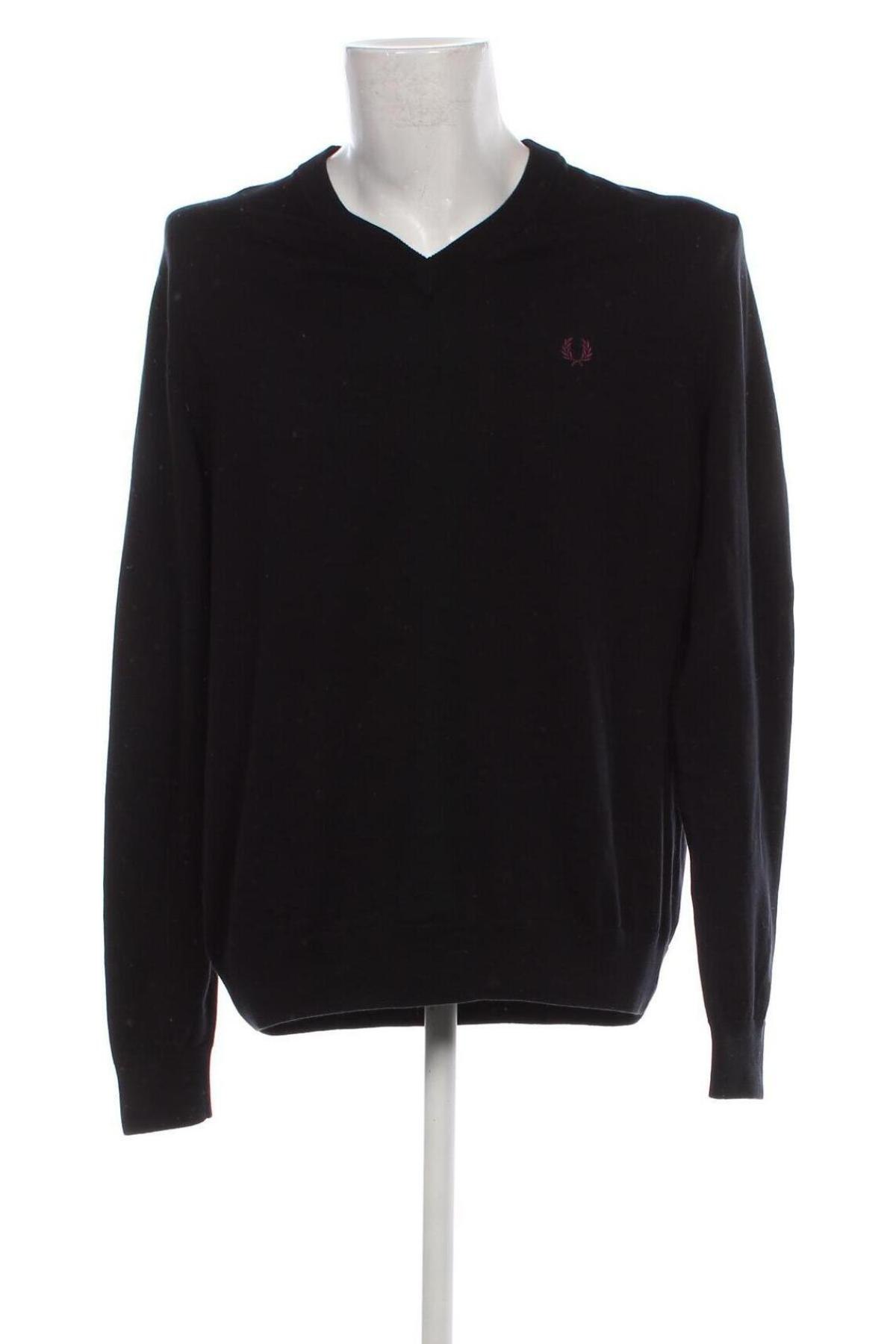 Herrenpullover Fred Perry, Größe XL, Farbe Schwarz, Preis 46,90 €