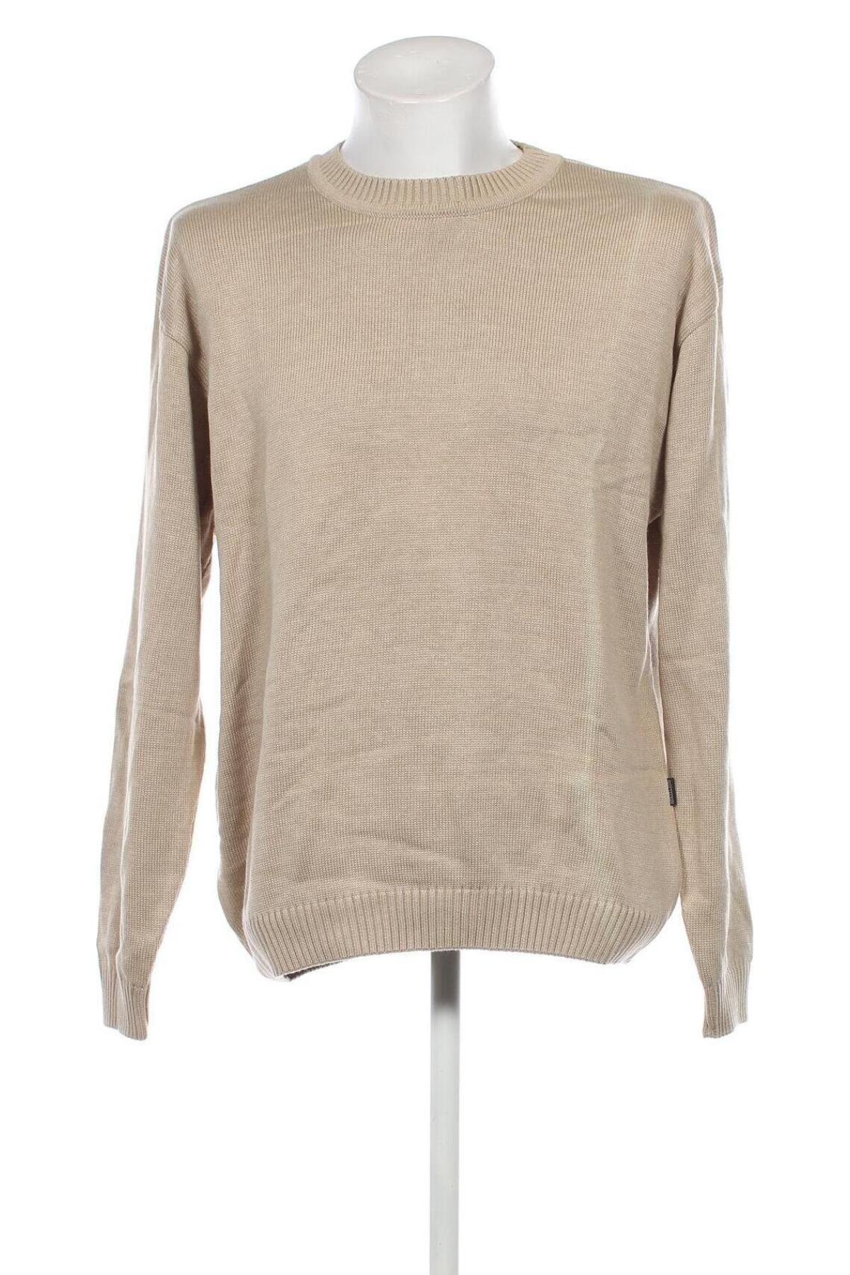 Herrenpullover Greystone, Größe L, Farbe Beige, Preis € 17,93