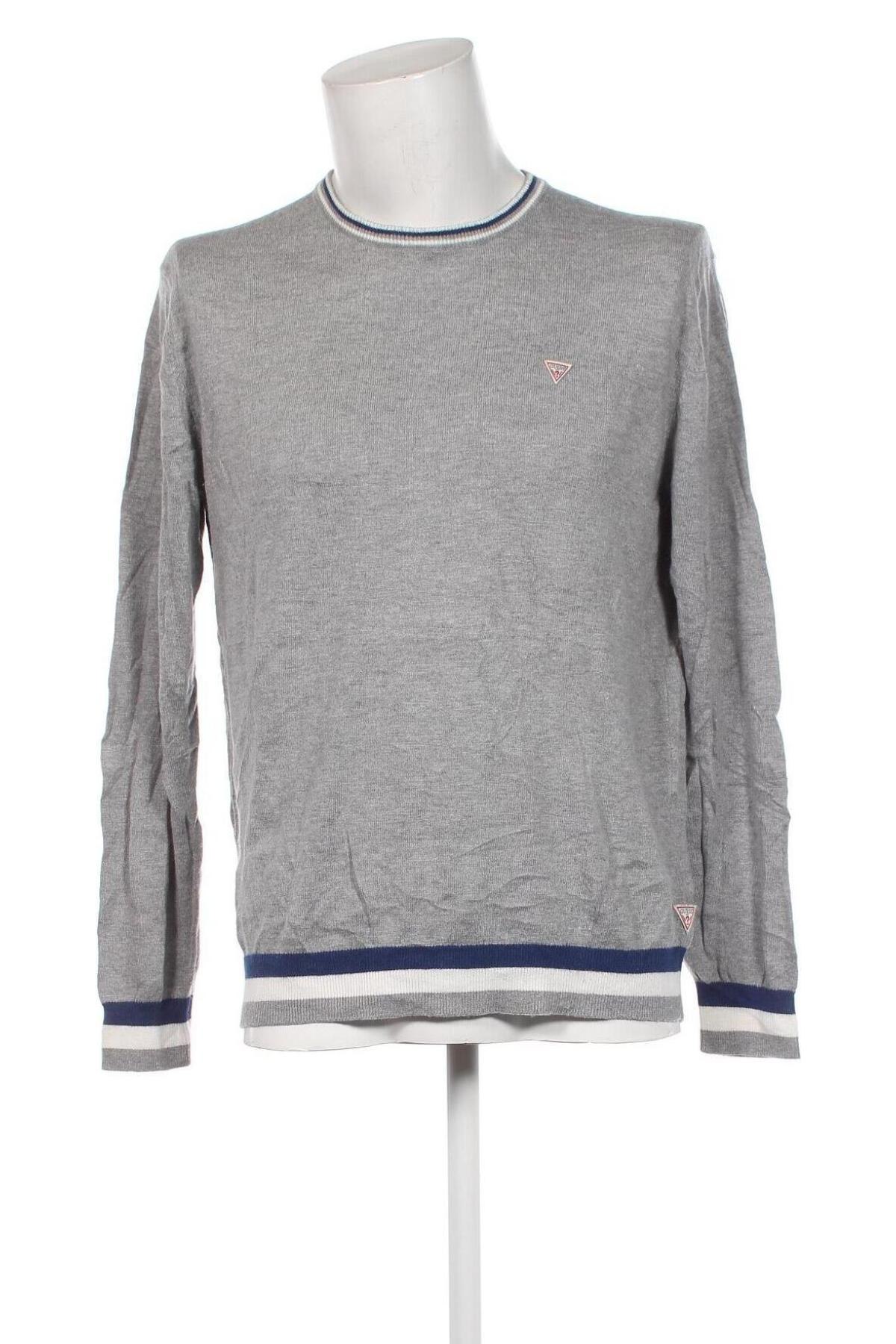 Ανδρικό πουλόβερ Guess, Μέγεθος L, Χρώμα Γκρί, Τιμή 39,96 €