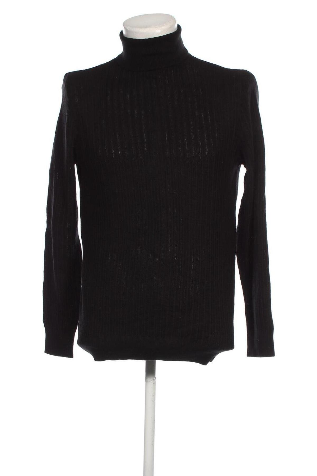 Męski sweter H&M, Rozmiar M, Kolor Czarny, Cena 83,86 zł