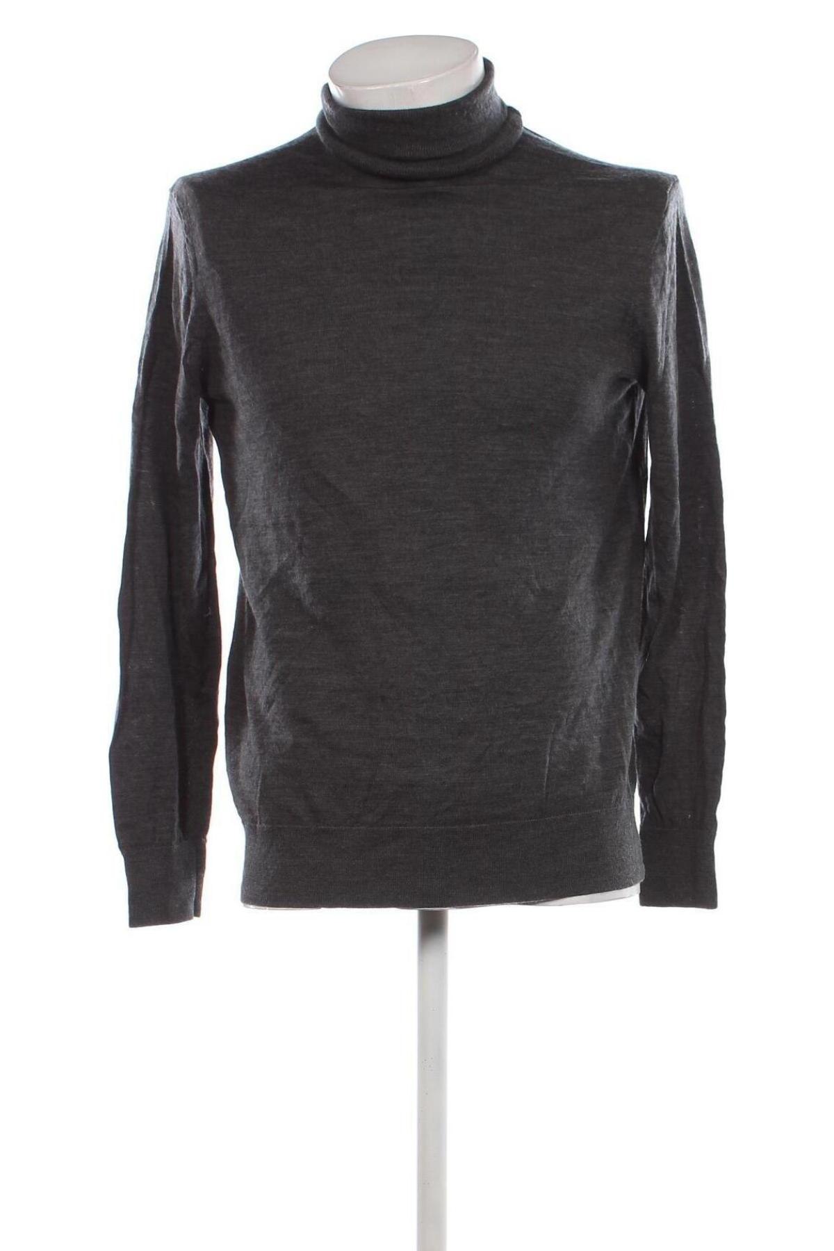 Мъжки пуловер H&M, Размер L, Цвят Сив, Цена 17,98 лв.
