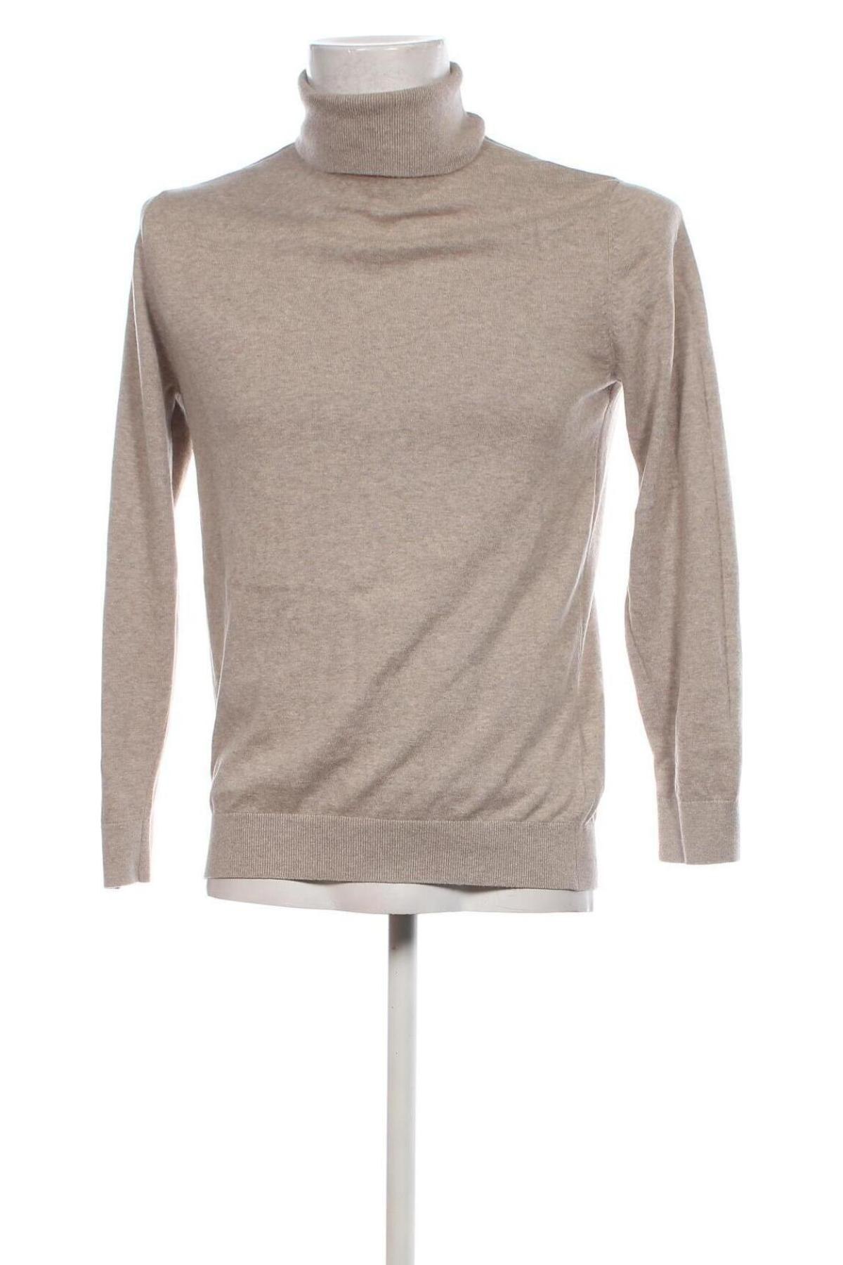 Ανδρικό πουλόβερ H&M, Μέγεθος M, Χρώμα  Μπέζ, Τιμή 8,45 €