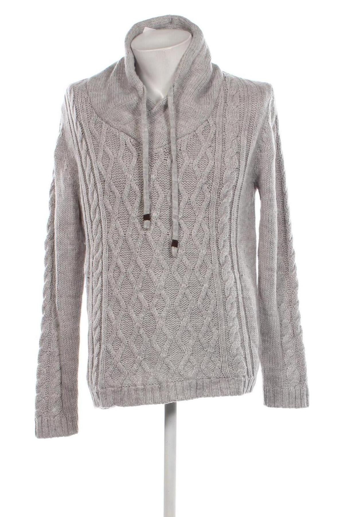 Męski sweter H&M Divided, Rozmiar L, Kolor Szary, Cena 51,95 zł