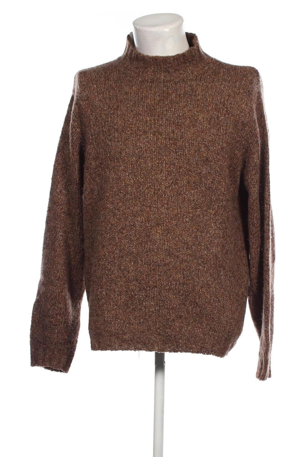 Ανδρικό πουλόβερ Hugo Boss, Μέγεθος L, Χρώμα Καφέ, Τιμή 52,54 €