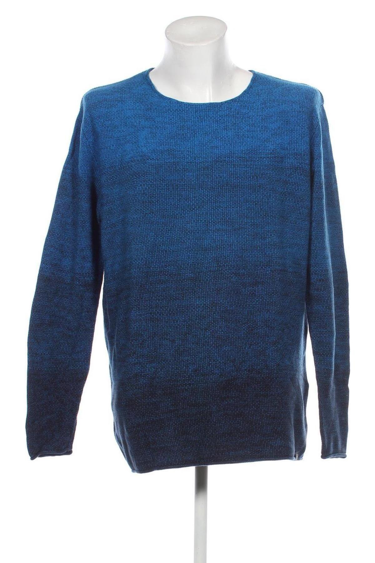 Мъжки пуловер Jack & Jones, Размер XXL, Цвят Син, Цена 25,42 лв.
