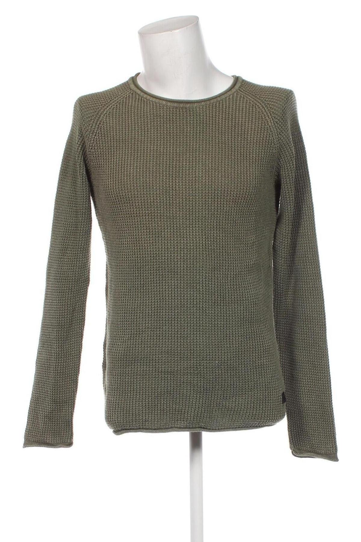 Мъжки пуловер Jack & Jones, Размер M, Цвят Зелен, Цена 22,14 лв.