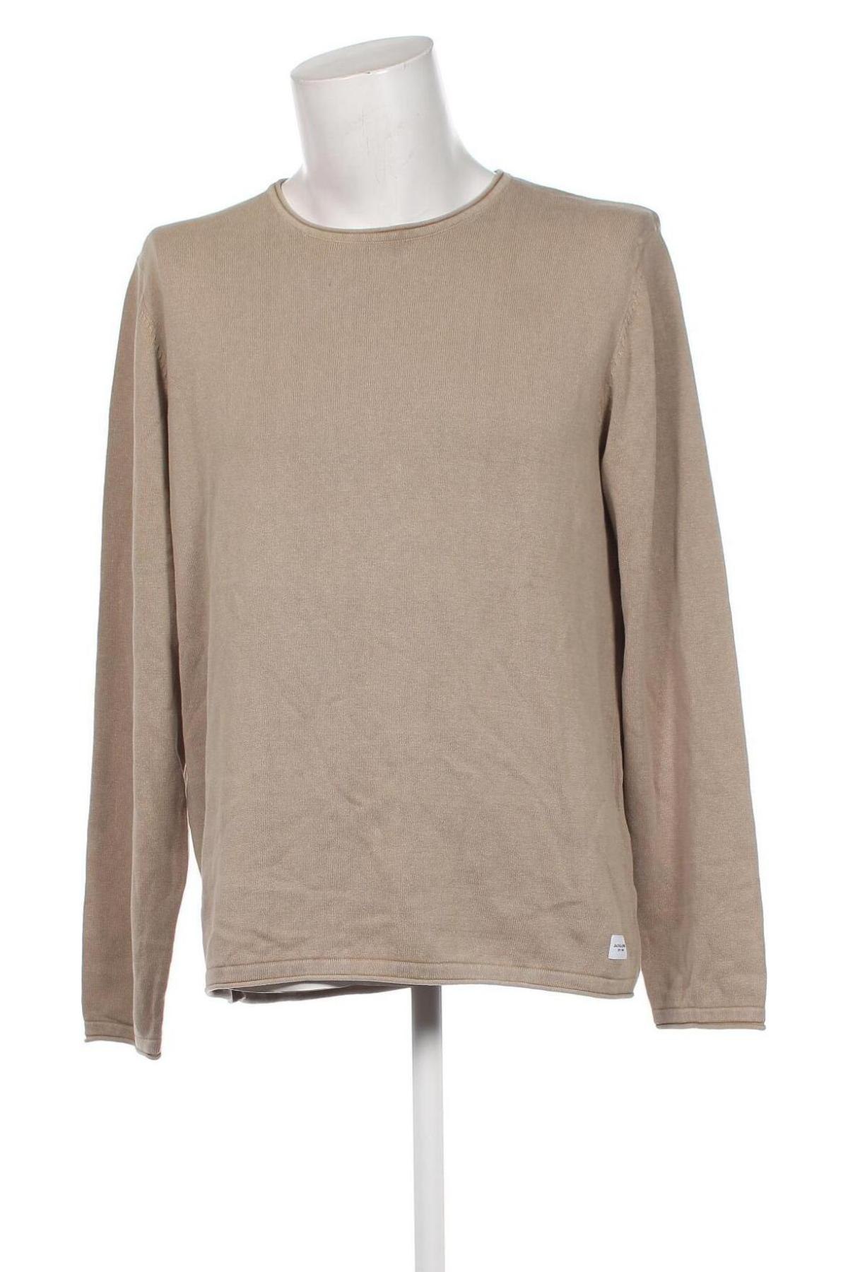 Ανδρικό πουλόβερ Jack & Jones, Μέγεθος XXL, Χρώμα  Μπέζ, Τιμή 29,09 €