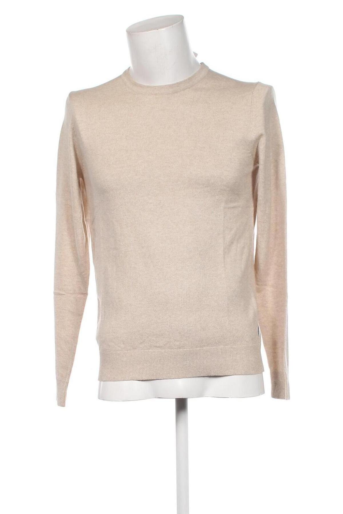 Herrenpullover Jack & Jones, Größe S, Farbe Beige, Preis € 26,54