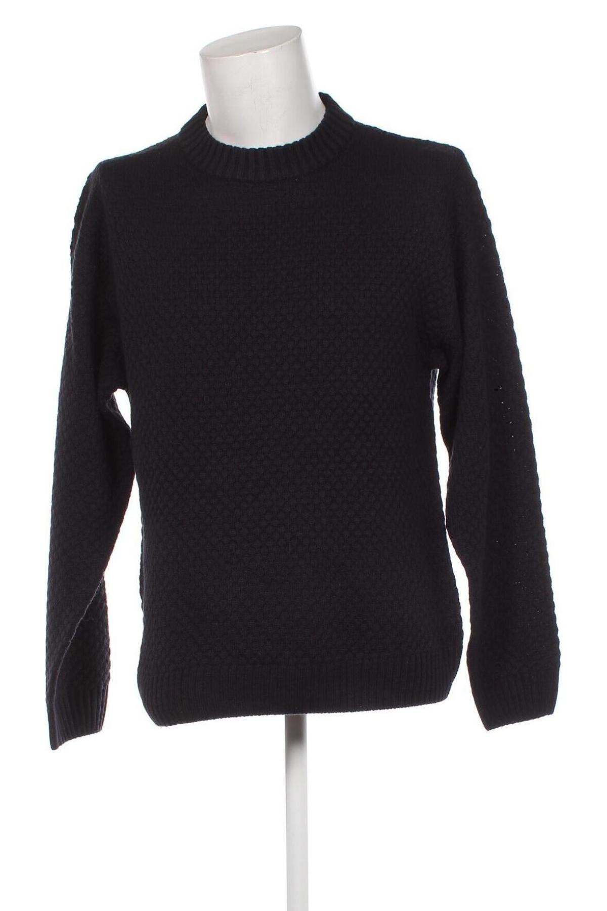 Мъжки пуловер Jack & Jones, Размер M, Цвят Син, Цена 53,46 лв.
