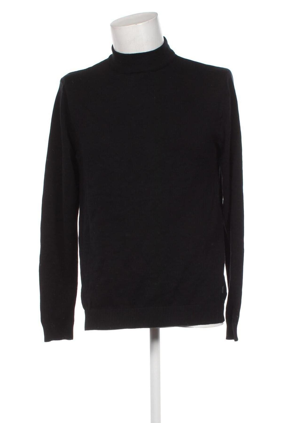 Herrenpullover Jack & Jones, Größe L, Farbe Schwarz, Preis 29,09 €