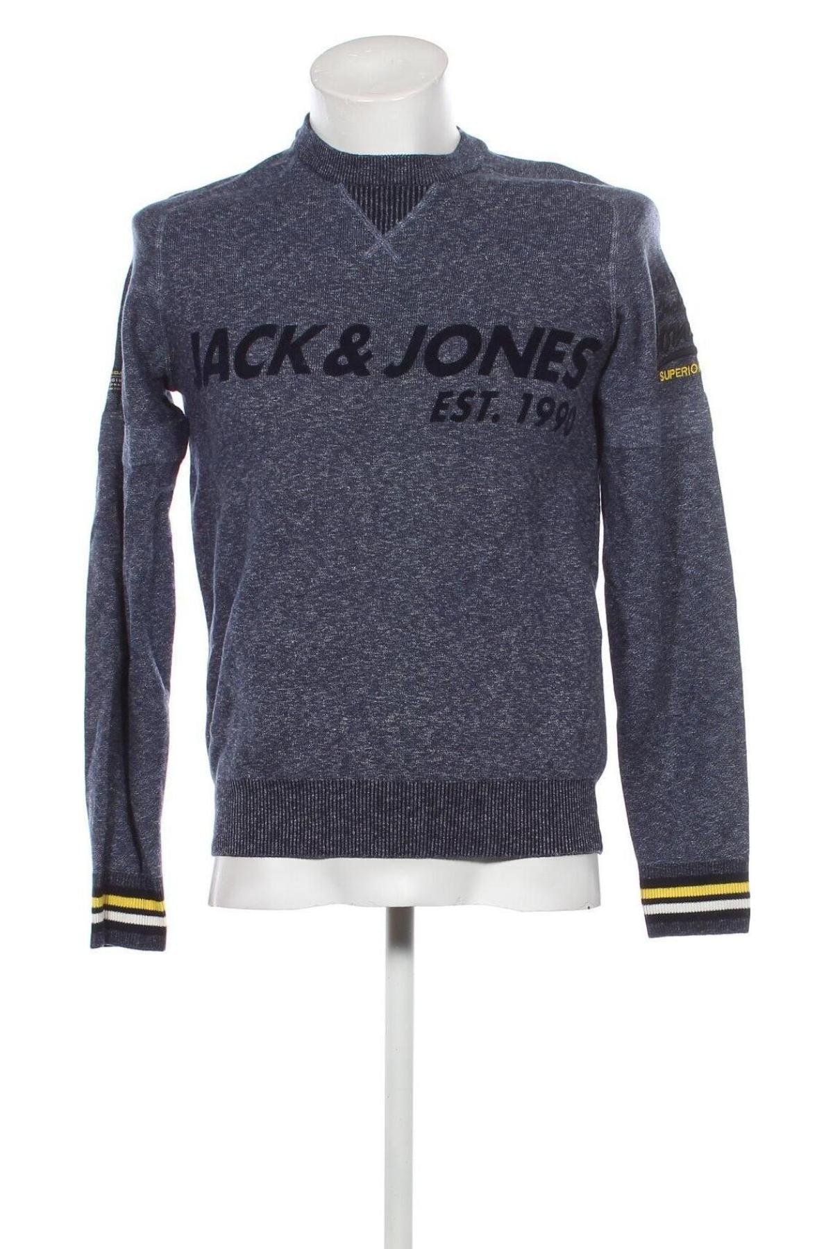 Herrenpullover Jack & Jones, Größe L, Farbe Blau, Preis € 27,56