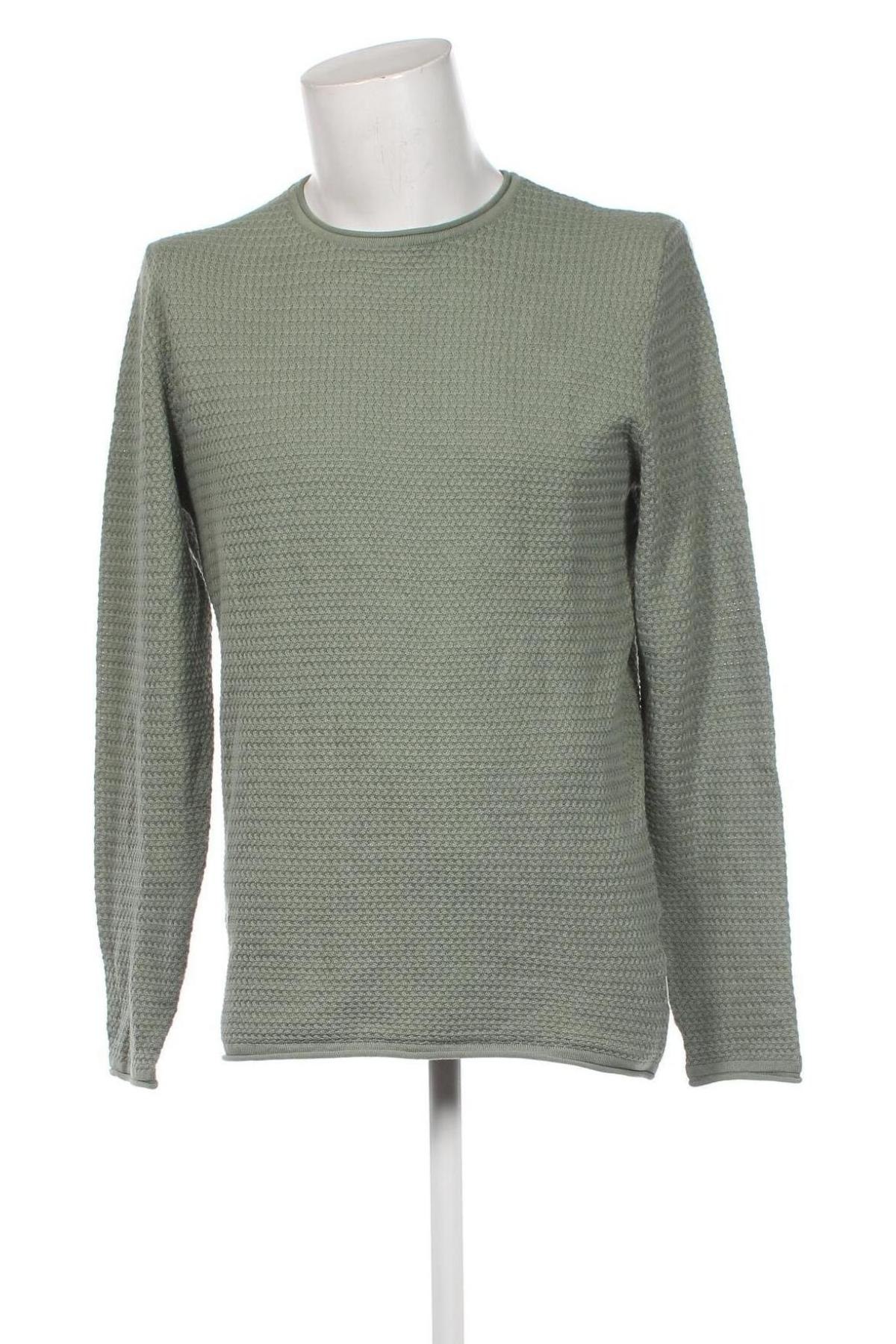 Męski sweter Jack & Jones, Rozmiar L, Kolor Zielony, Cena 137,22 zł