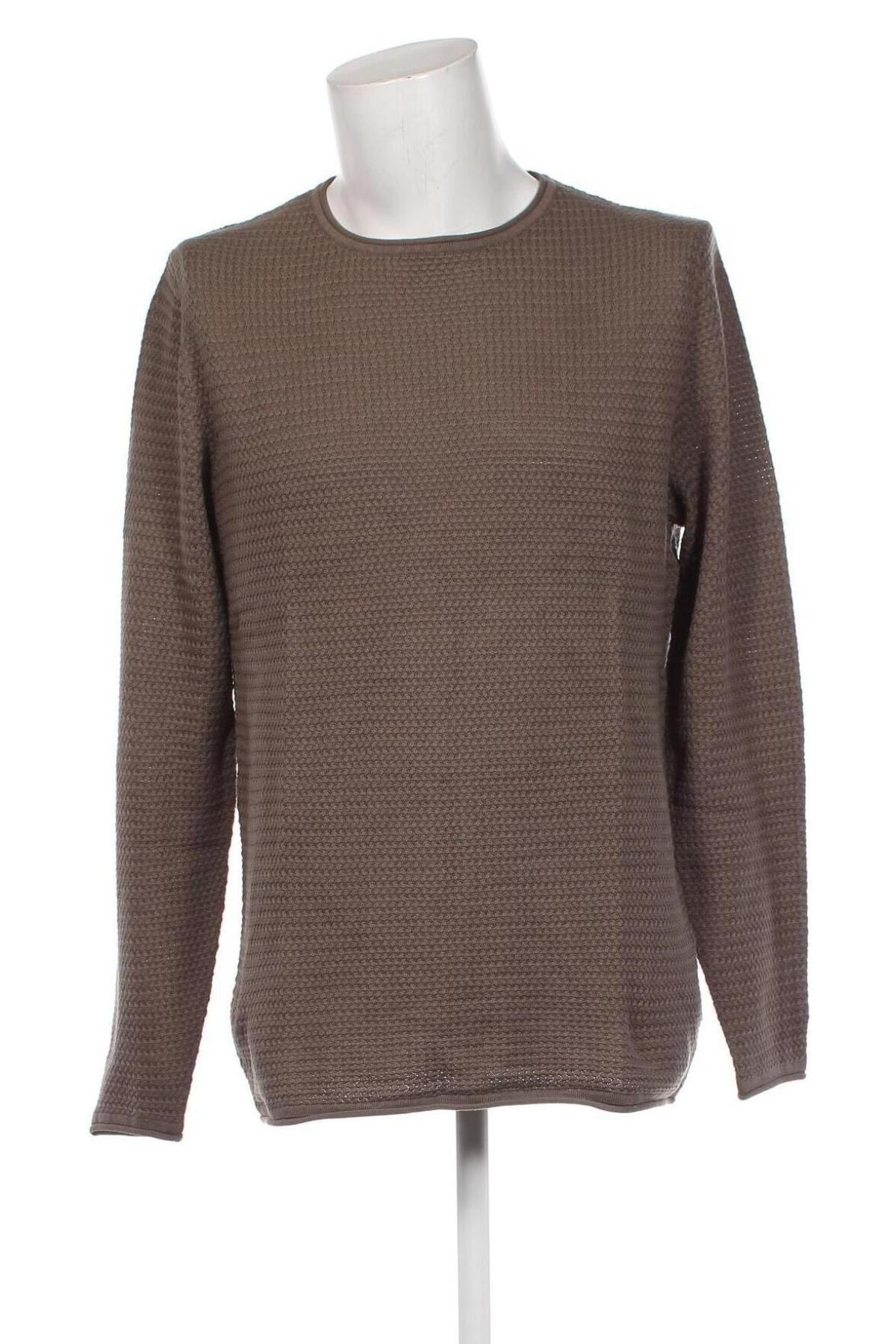 Мъжки пуловер Jack & Jones, Размер XL, Цвят Бежов, Цена 51,48 лв.