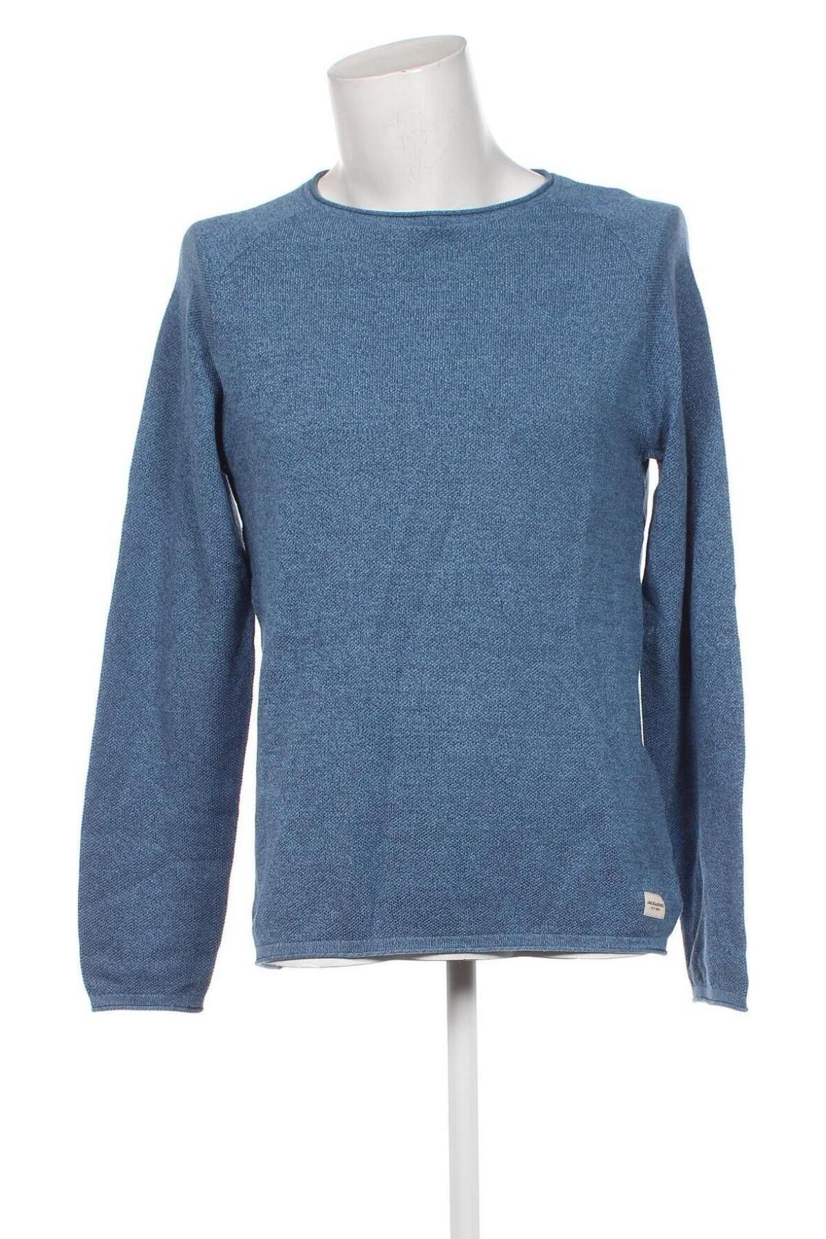 Herrenpullover Jack & Jones, Größe L, Farbe Blau, Preis 29,09 €