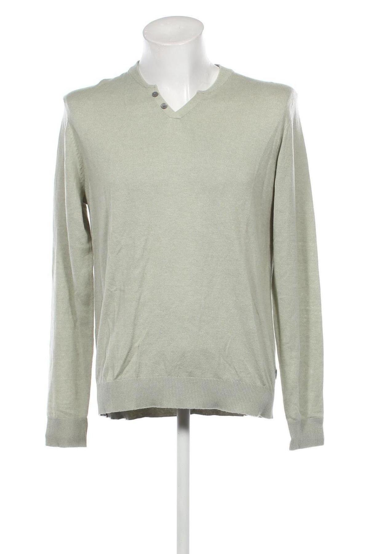 Ανδρικό πουλόβερ Jack & Jones, Μέγεθος L, Χρώμα Πράσινο, Τιμή 20,41 €