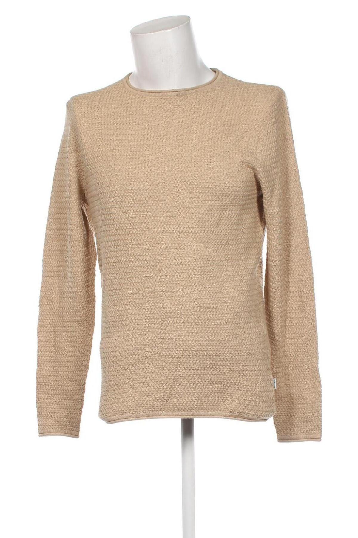 Ανδρικό πουλόβερ Jack & Jones, Μέγεθος M, Χρώμα  Μπέζ, Τιμή 26,54 €