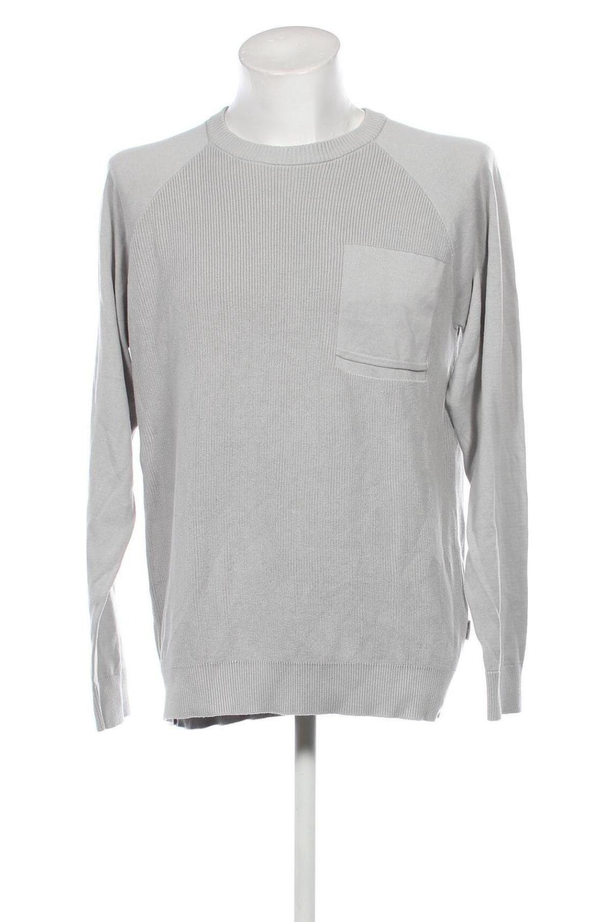 Herrenpullover Jack & Jones, Größe L, Farbe Grau, Preis € 25,52