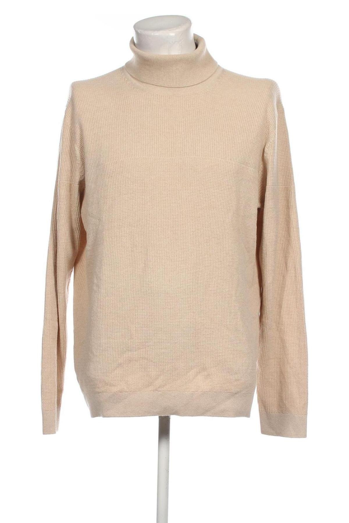 Мъжки пуловер Jack & Jones PREMIUM, Размер XXL, Цвят Бежов, Цена 20,06 лв.