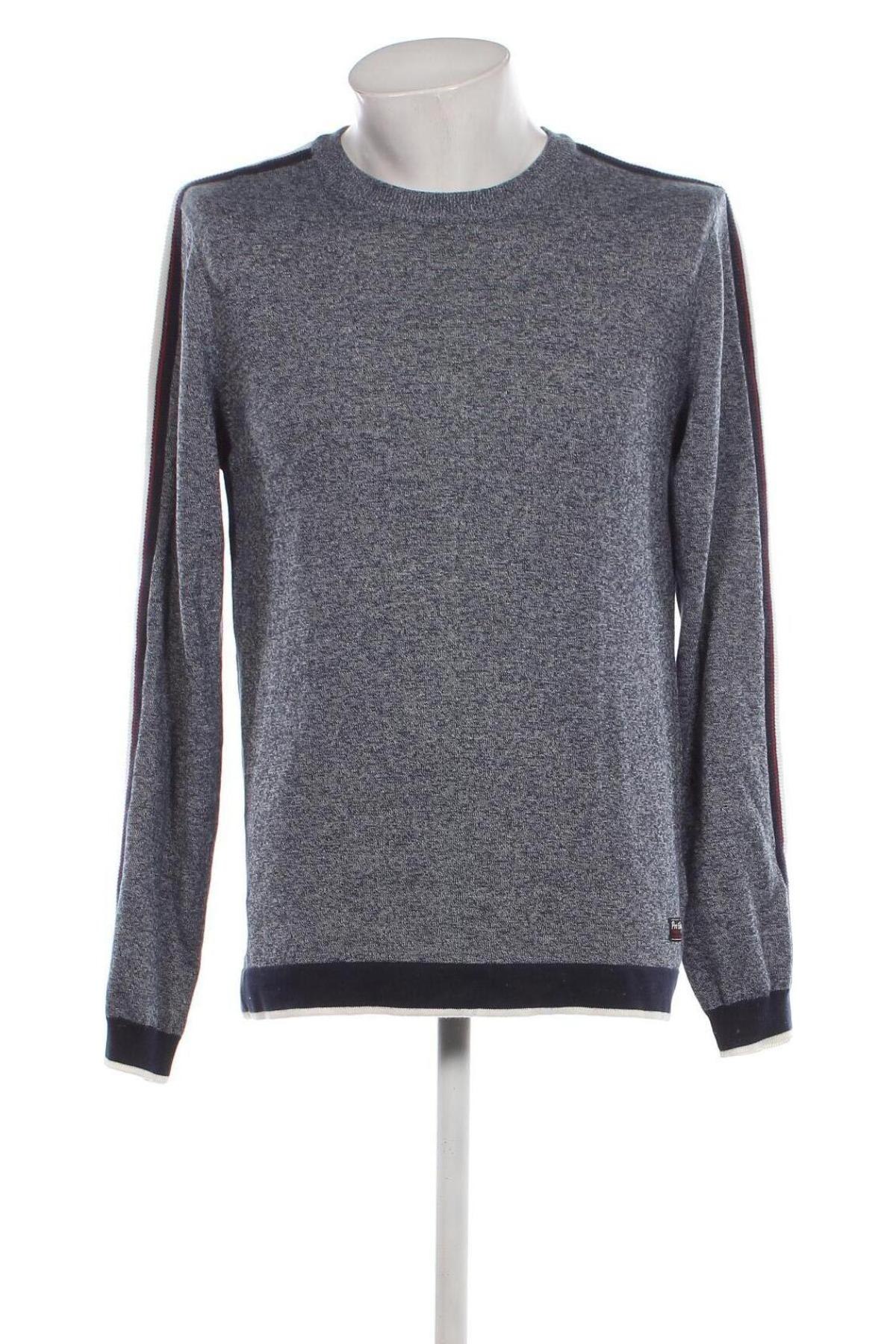 Ανδρικό πουλόβερ Jean Pascale, Μέγεθος L, Χρώμα Μπλέ, Τιμή 11,12 €