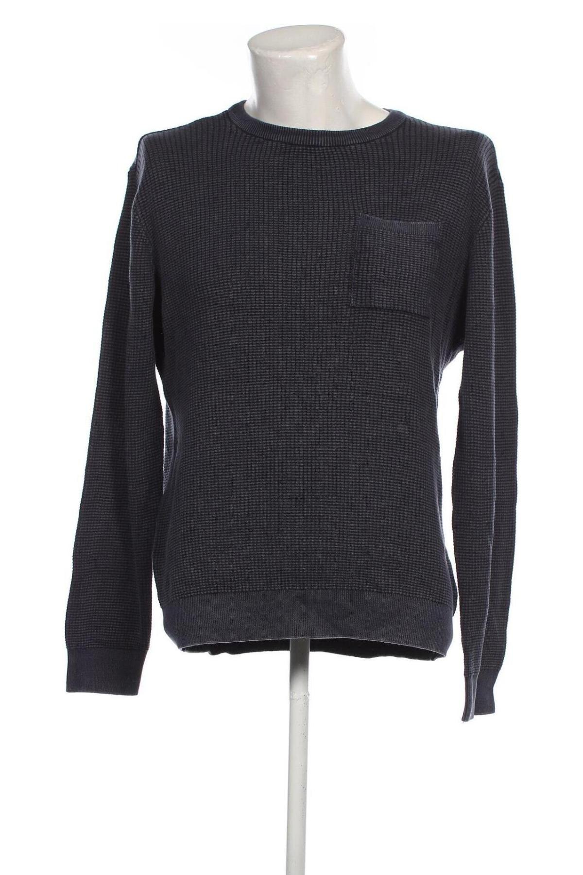 Ανδρικό πουλόβερ Jean Pascale, Μέγεθος L, Χρώμα Μπλέ, Τιμή 11,12 €