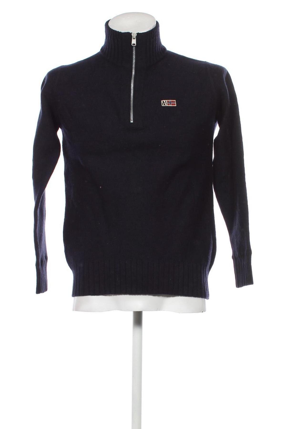 Ανδρικό πουλόβερ Napapijri, Μέγεθος S, Χρώμα Μπλέ, Τιμή 41,57 €