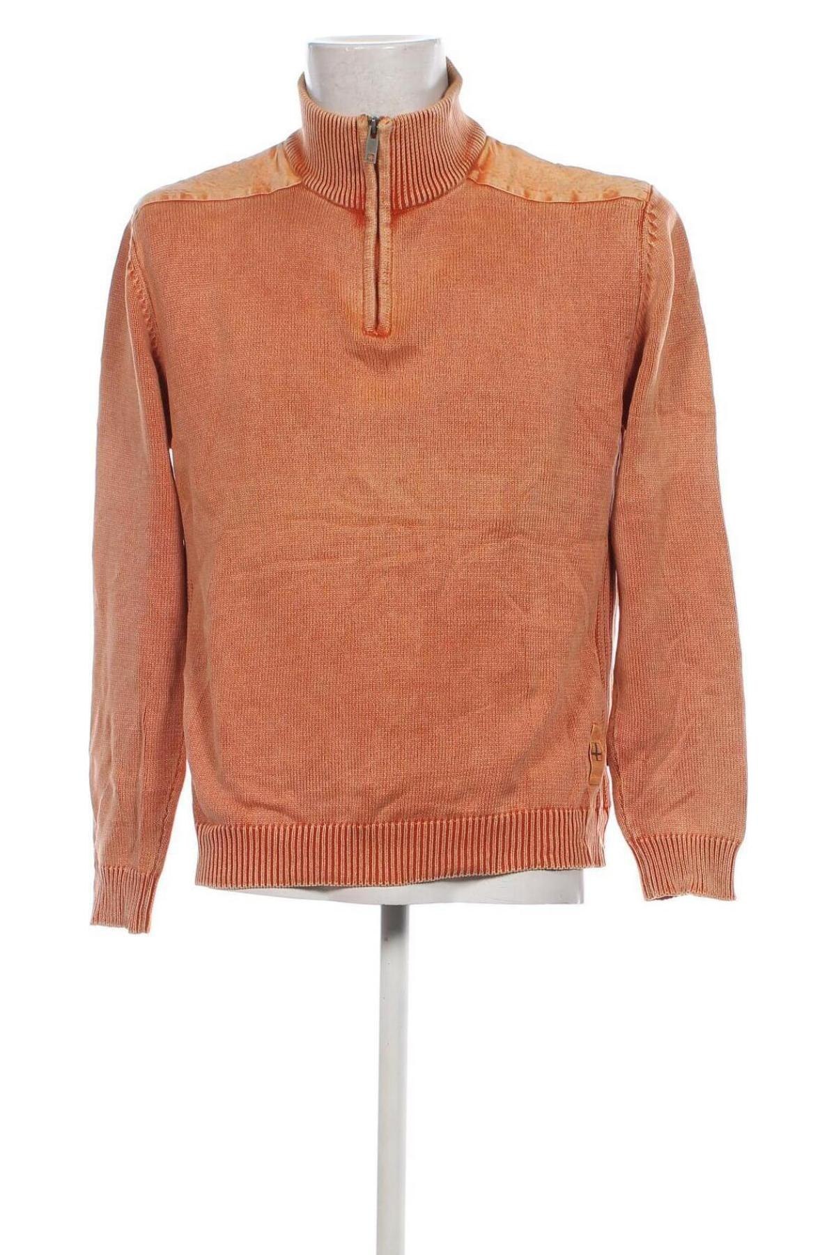 Herrenpullover Nils Sundstrom, Größe M, Farbe Orange, Preis € 11,50