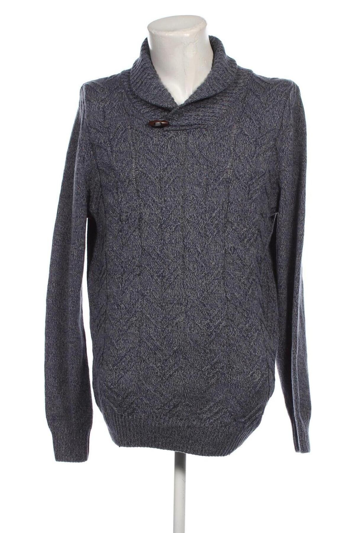 Мъжки пуловер Preswick & Moore, Размер L, Цвят Син, Цена 17,98 лв.