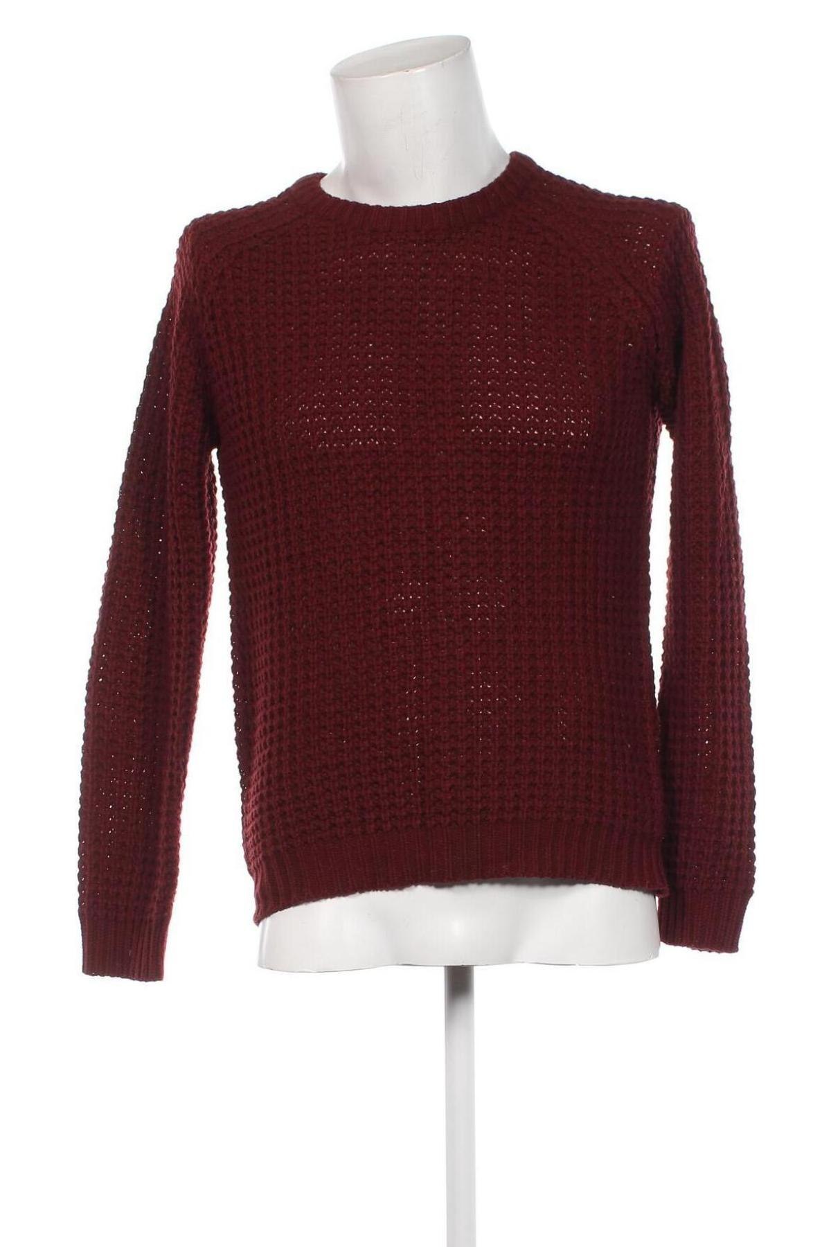 Ανδρικό πουλόβερ Pull&Bear, Μέγεθος M, Χρώμα Κόκκινο, Τιμή 8,90 €