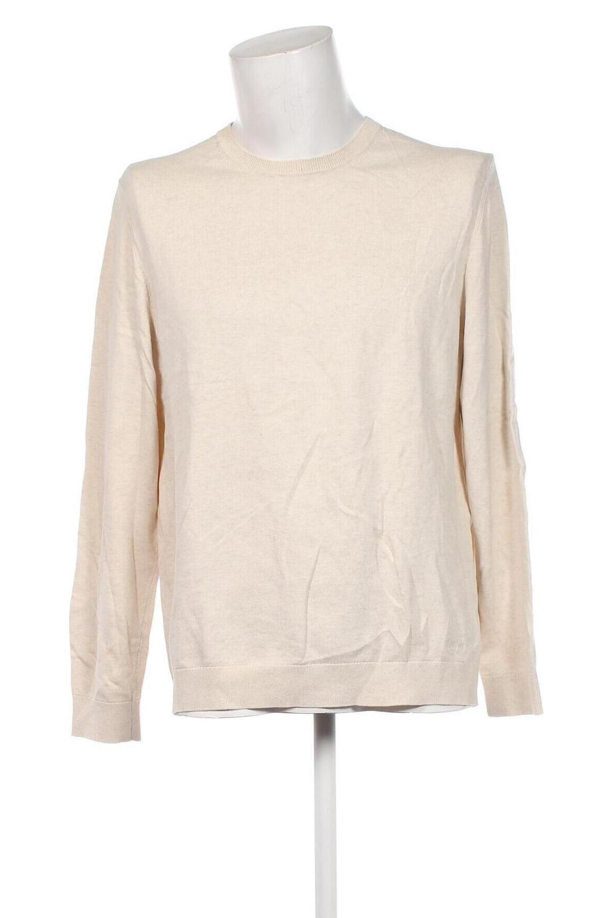 Ανδρικό πουλόβερ S.Oliver, Μέγεθος XL, Χρώμα  Μπέζ, Τιμή 13,04 €