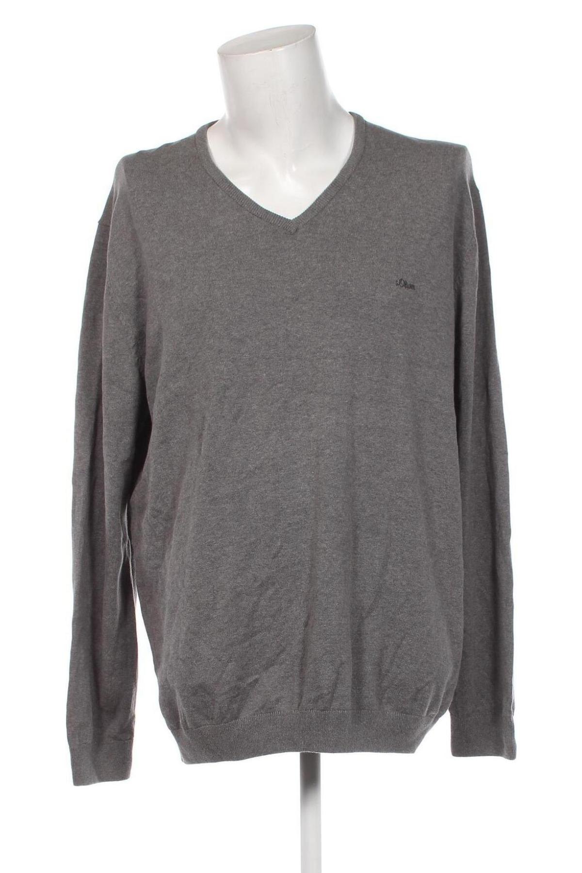 Мъжки пуловер S.Oliver, Размер 3XL, Цвят Сив, Цена 22,10 лв.