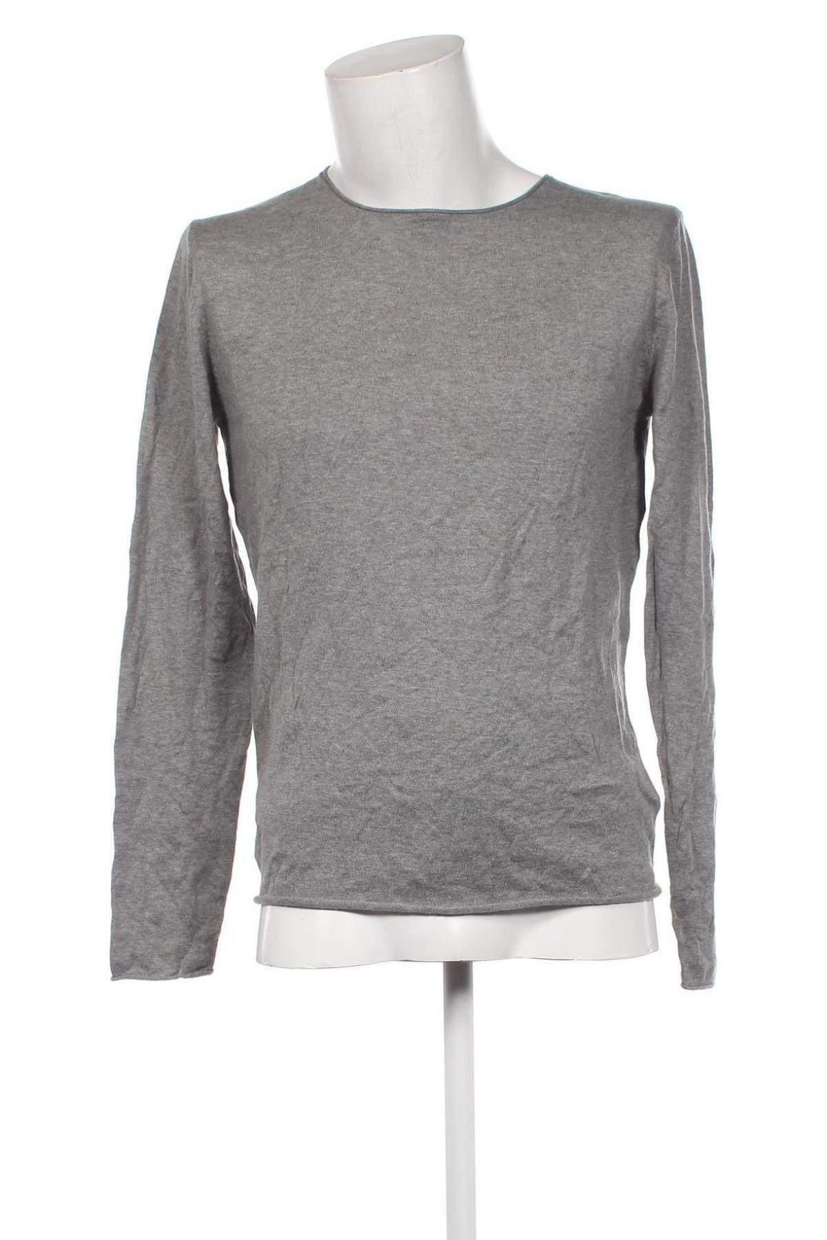 Мъжки пуловер Selected, Размер L, Цвят Сив, Цена 91,00 лв.