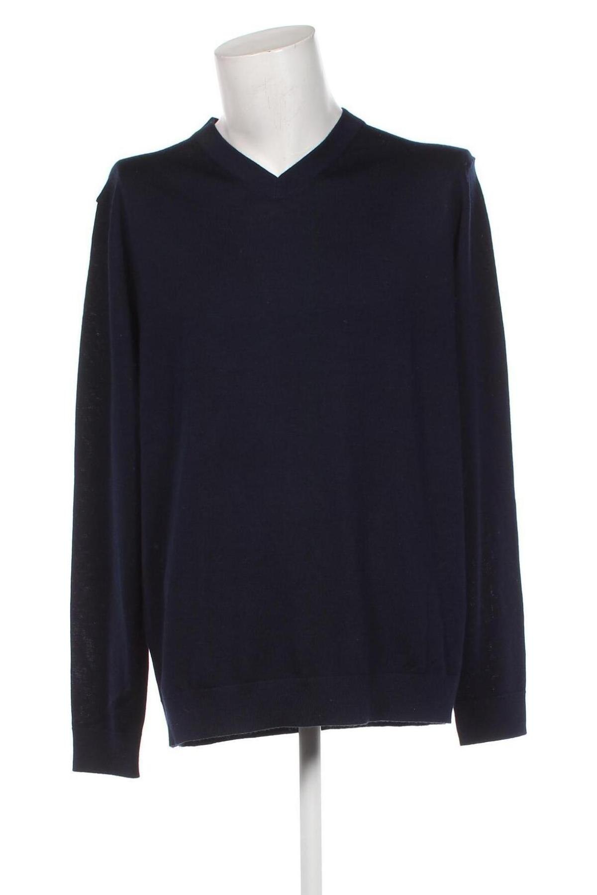 Мъжки пуловер Selected Homme, Размер XXL, Цвят Син, Цена 50,05 лв.