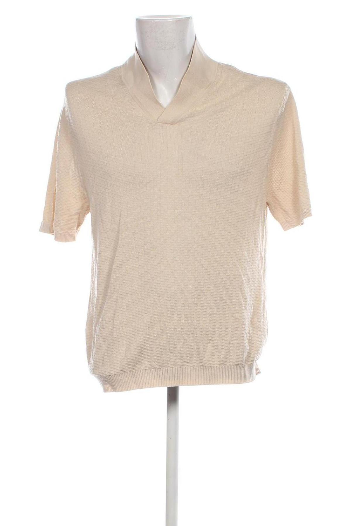 Herrenpullover Selected Homme, Größe L, Farbe Beige, Preis € 21,83