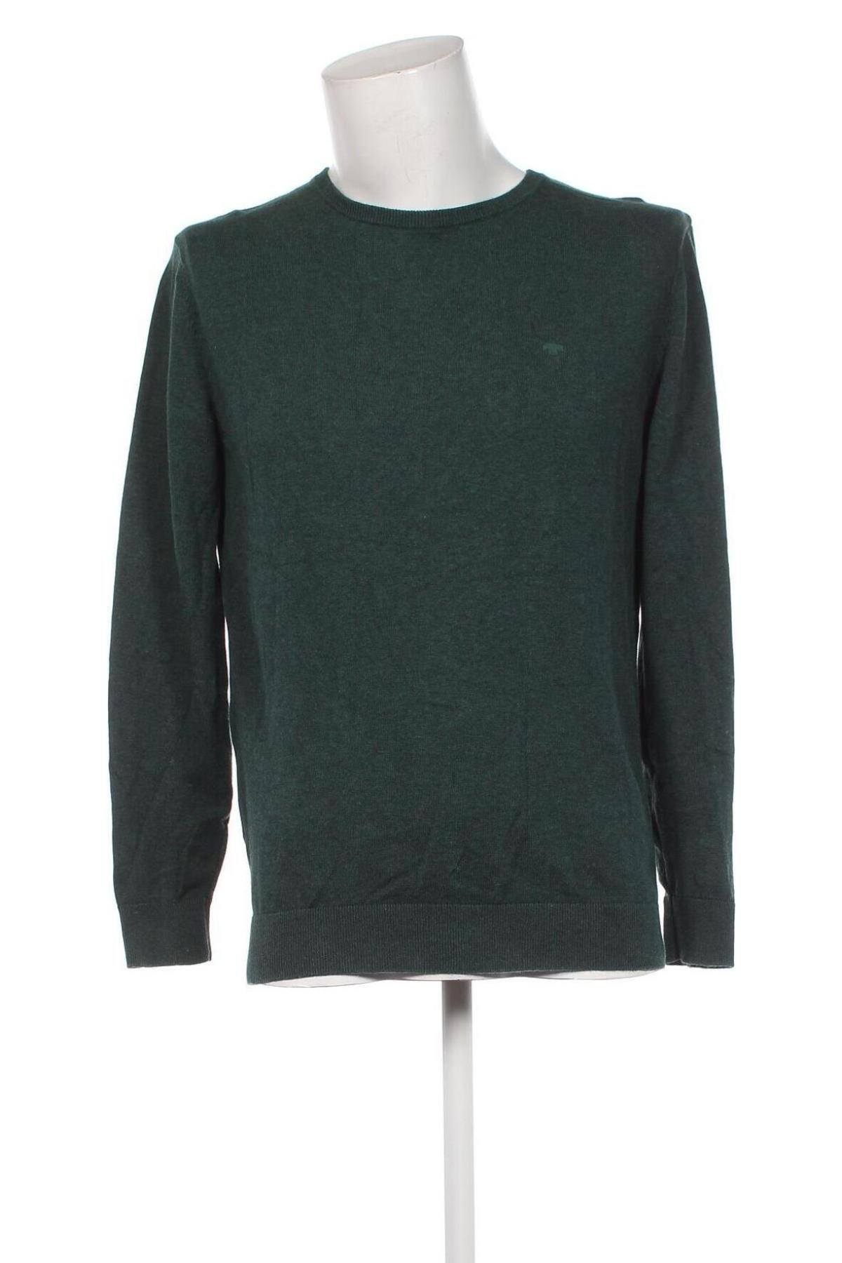 Мъжки пуловер Tom Tailor, Размер XL, Цвят Зелен, Цена 20,06 лв.
