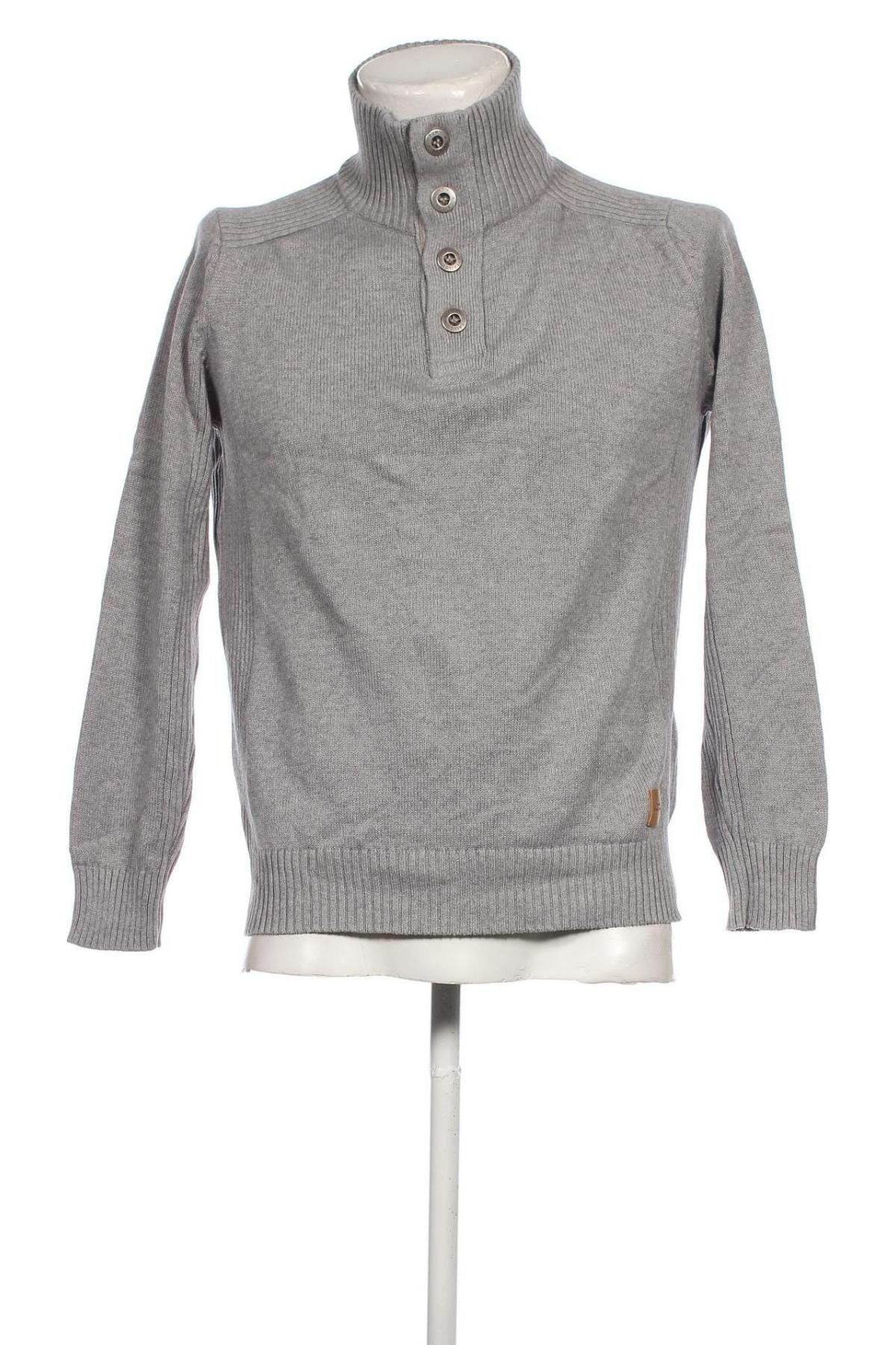 Ανδρικό πουλόβερ Tom Tailor, Μέγεθος M, Χρώμα Γκρί, Τιμή 11,99 €