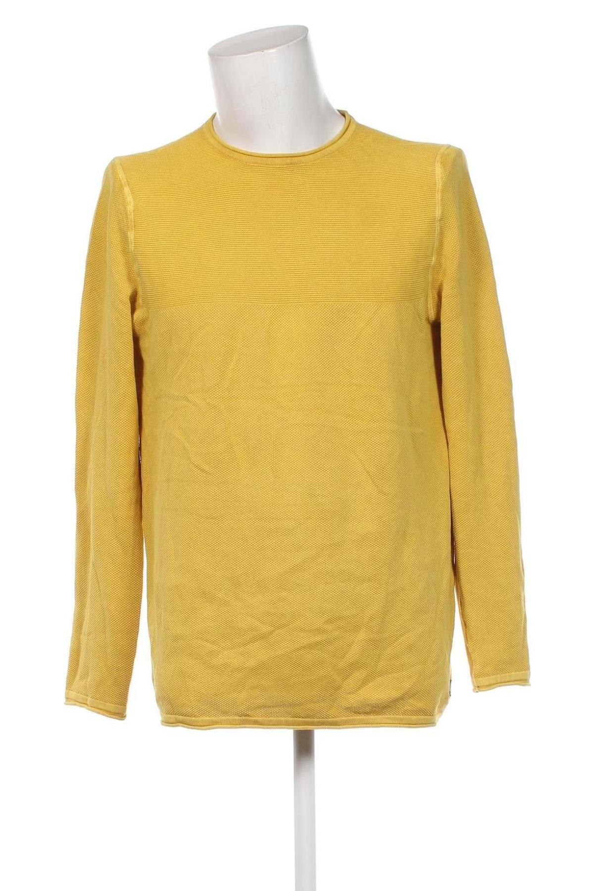 Herrenpullover Tom Tompson, Größe L, Farbe Gelb, Preis 12,51 €